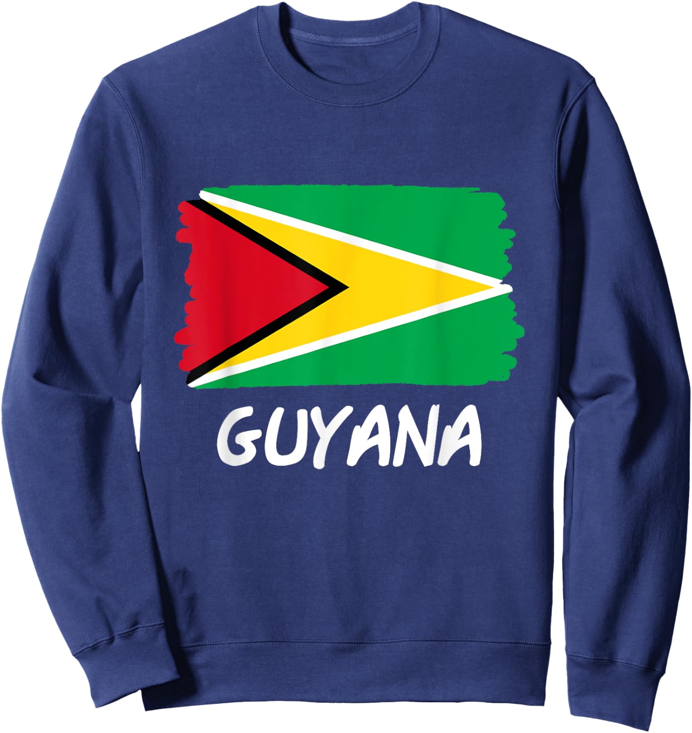 Guyana Flag Sweatshirt - Sweatshirt | Navy