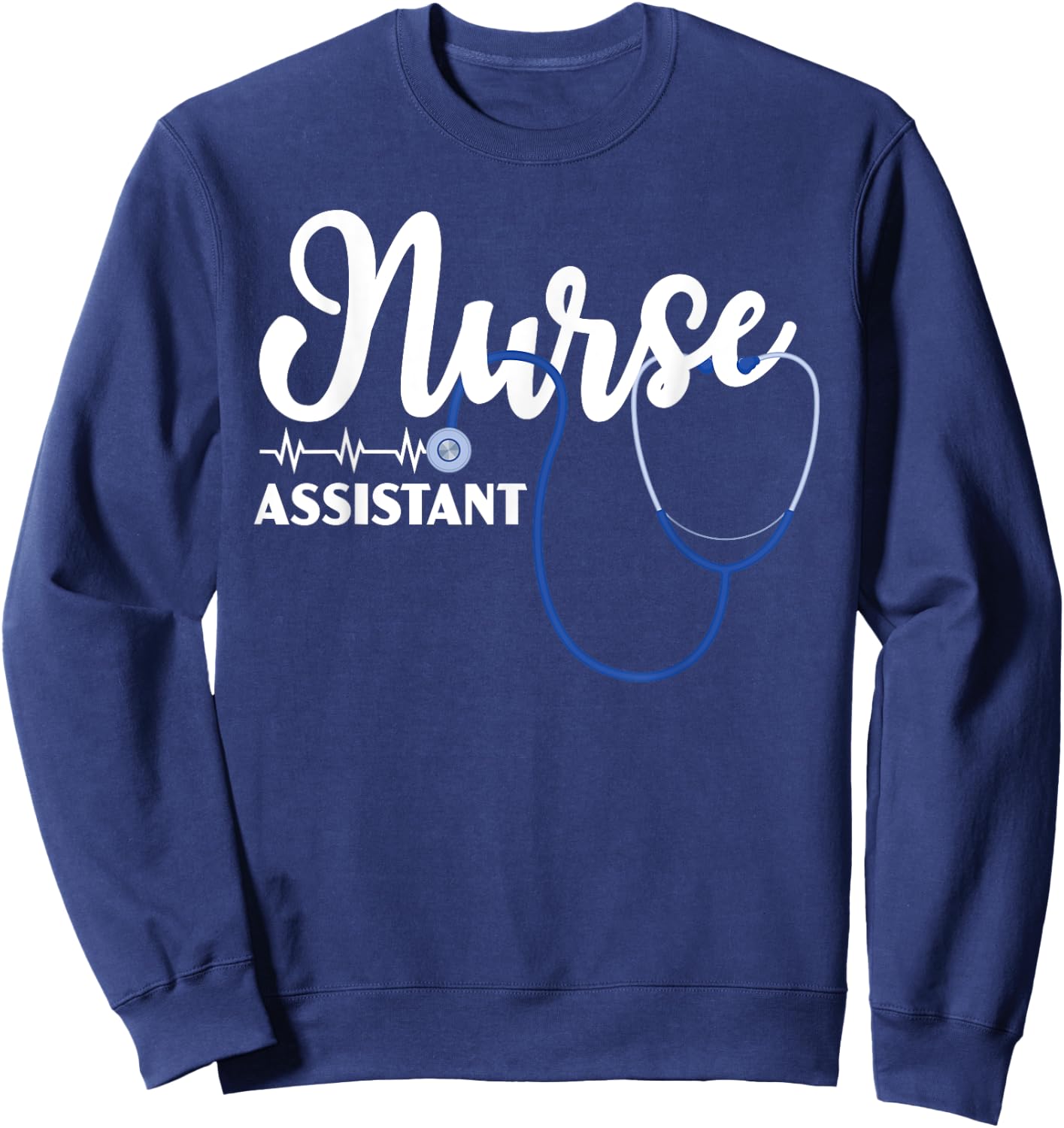 Nurse Assistant Certified Nursing Assistant Medical CNA Sweatshirt - Sweatshirt | Navy