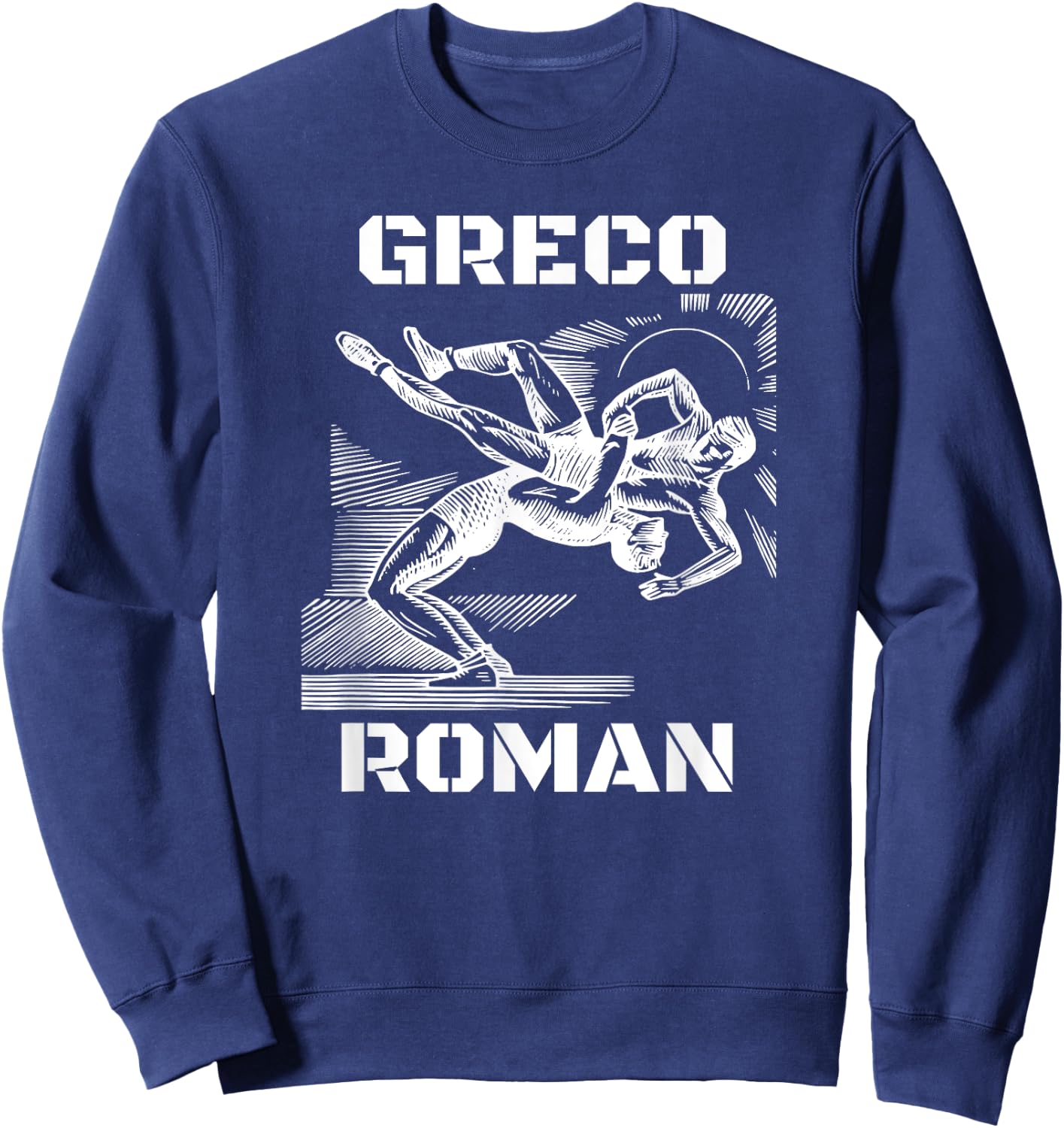 Greco Roman Wrestling USA Sweatshirt - Sweatshirt | Navy