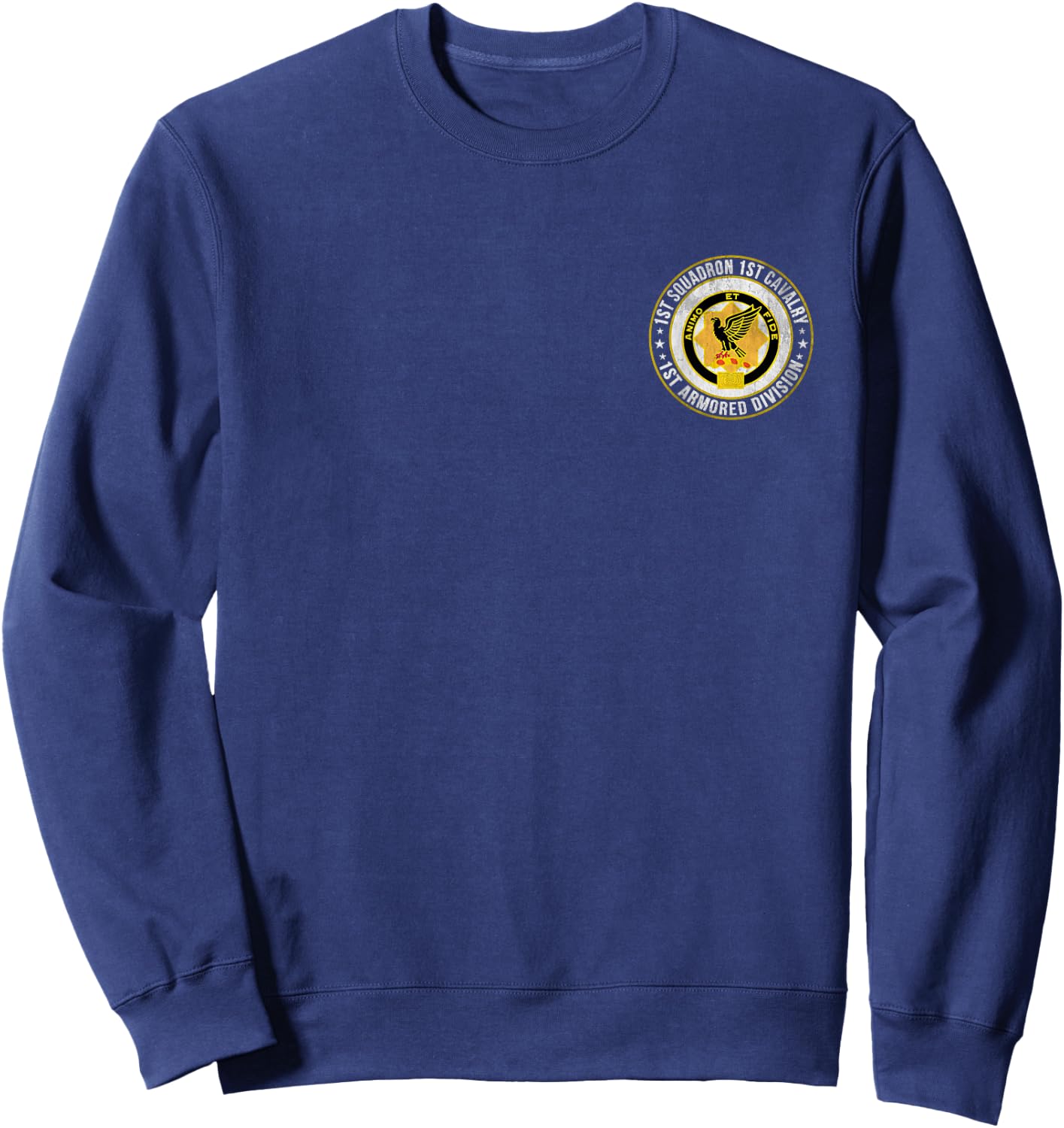 1st Squadron 1st Cavalry 1st Armored Division Veterans Day Sweatshirt - Sweatshirt | Navy