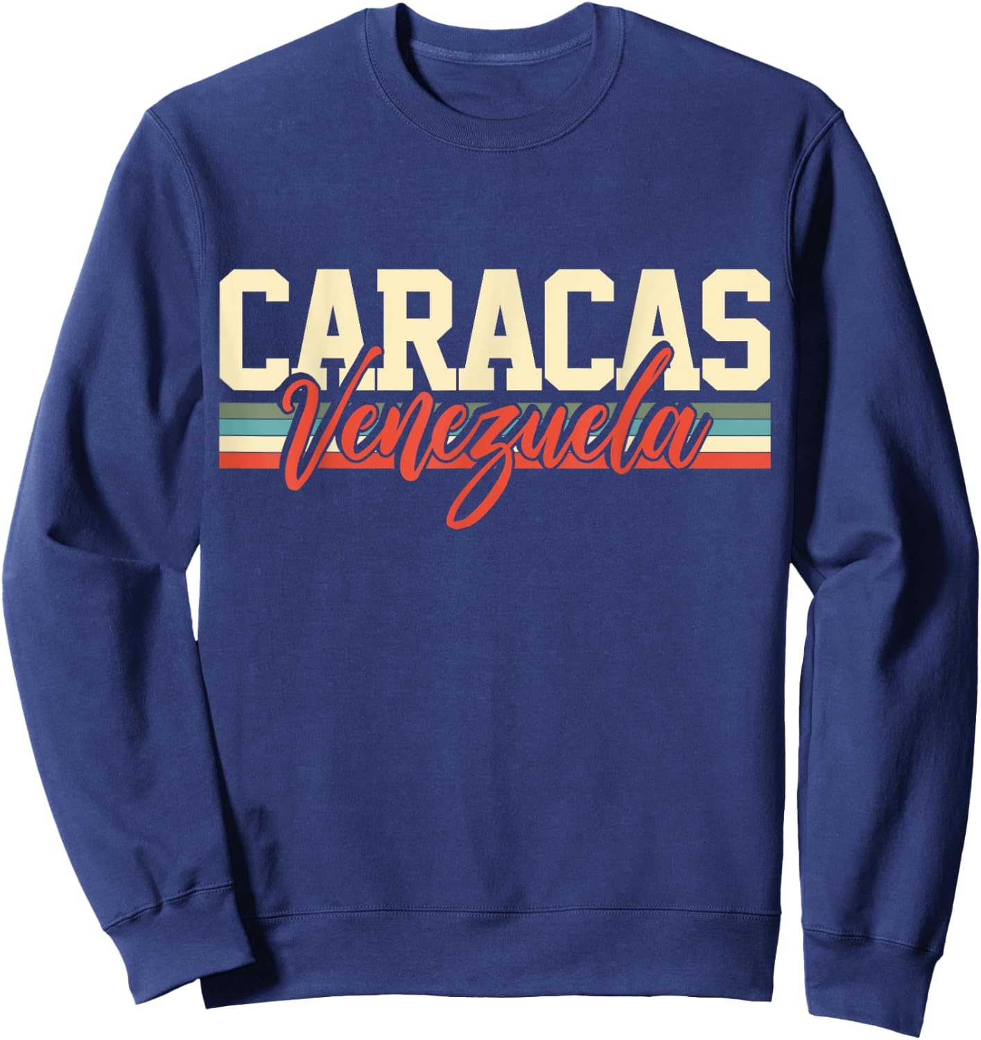 Caracas Venezuela Travel Souvenir Retro Gift Sweatshirt - Sweatshirt | Navy