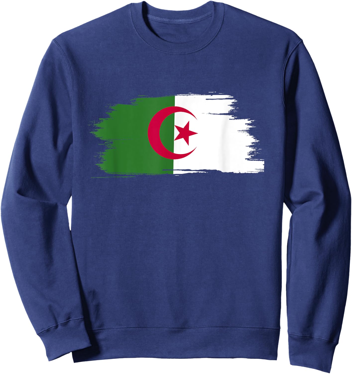 Algerian Flag Football Gift Jersey Dz , Black, S Sweatshirt - Sweatshirt | Navy