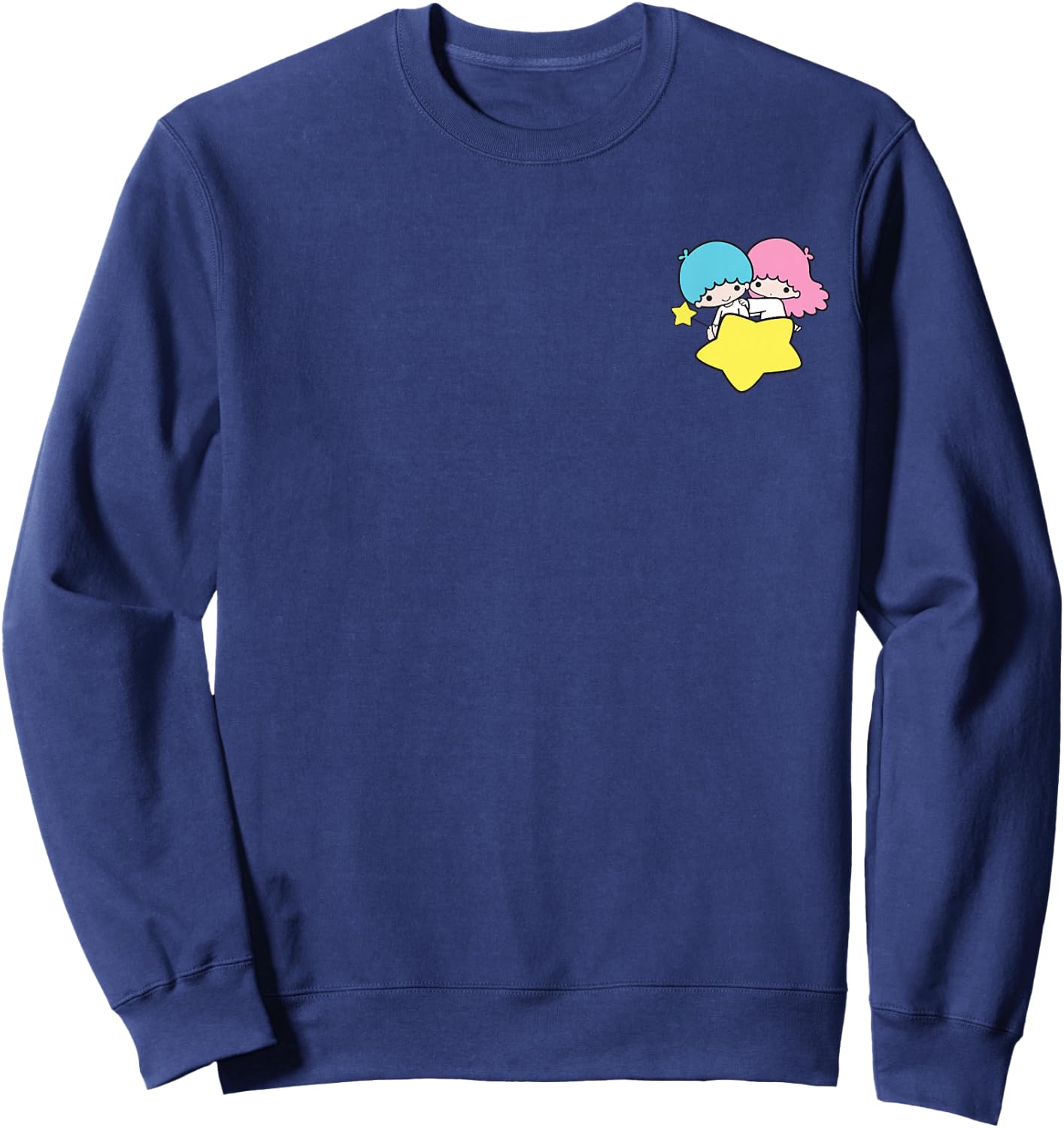 Little Twin Stars Dream Galaxy Pocket Sweatshirt - Sweatshirt | Navy