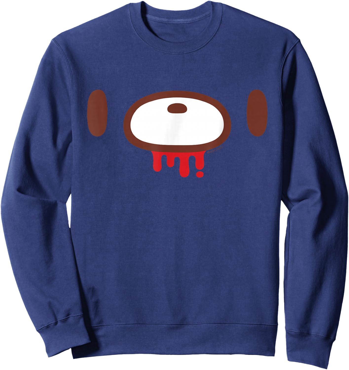 Gloomy Bear The Naughty Grizzly Anime-Manga mit Gesichtsdruck Sweatshirt - Sweatshirt | Navy