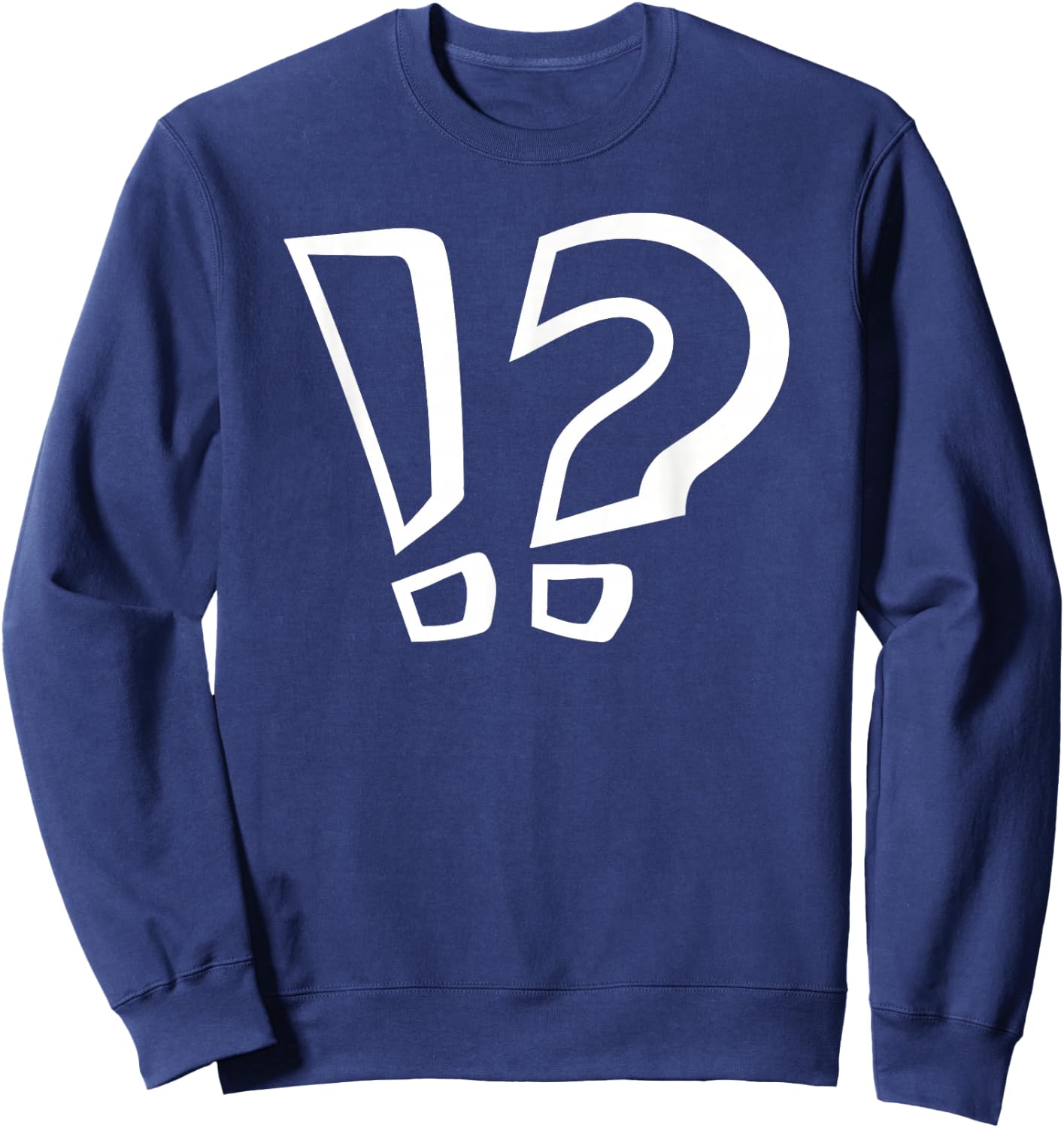 Question mark exclamation point Sweatshirt - Sweatshirt | Navy