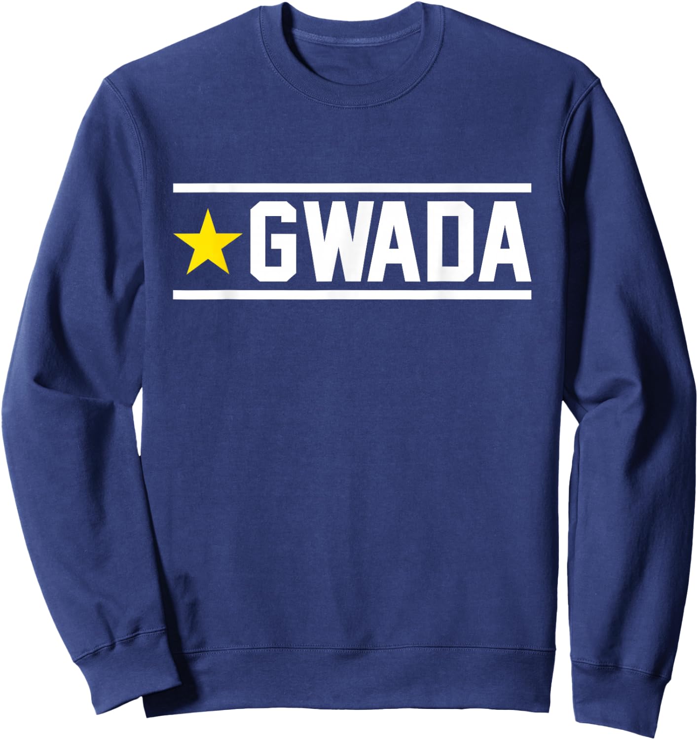Guadeloupe Flag of Guadeloupe Guadeloupe 971 Gwada Sweatshirt - Sweatshirt | Navy