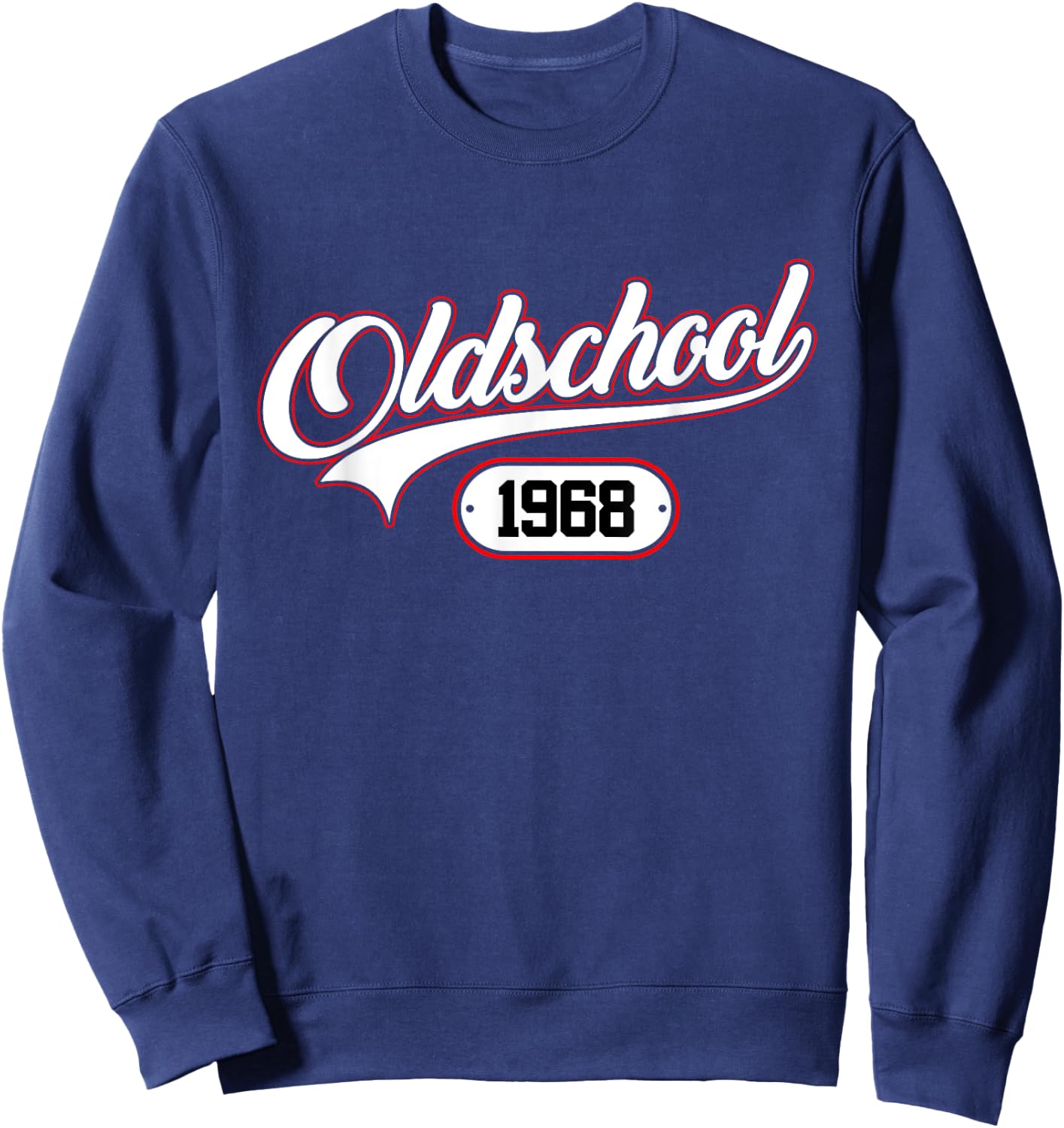 Oldschool 1968 Jahrgang Geburtsjahr Geburtstag Birthday Sweatshirt - Sweatshirt | Navy