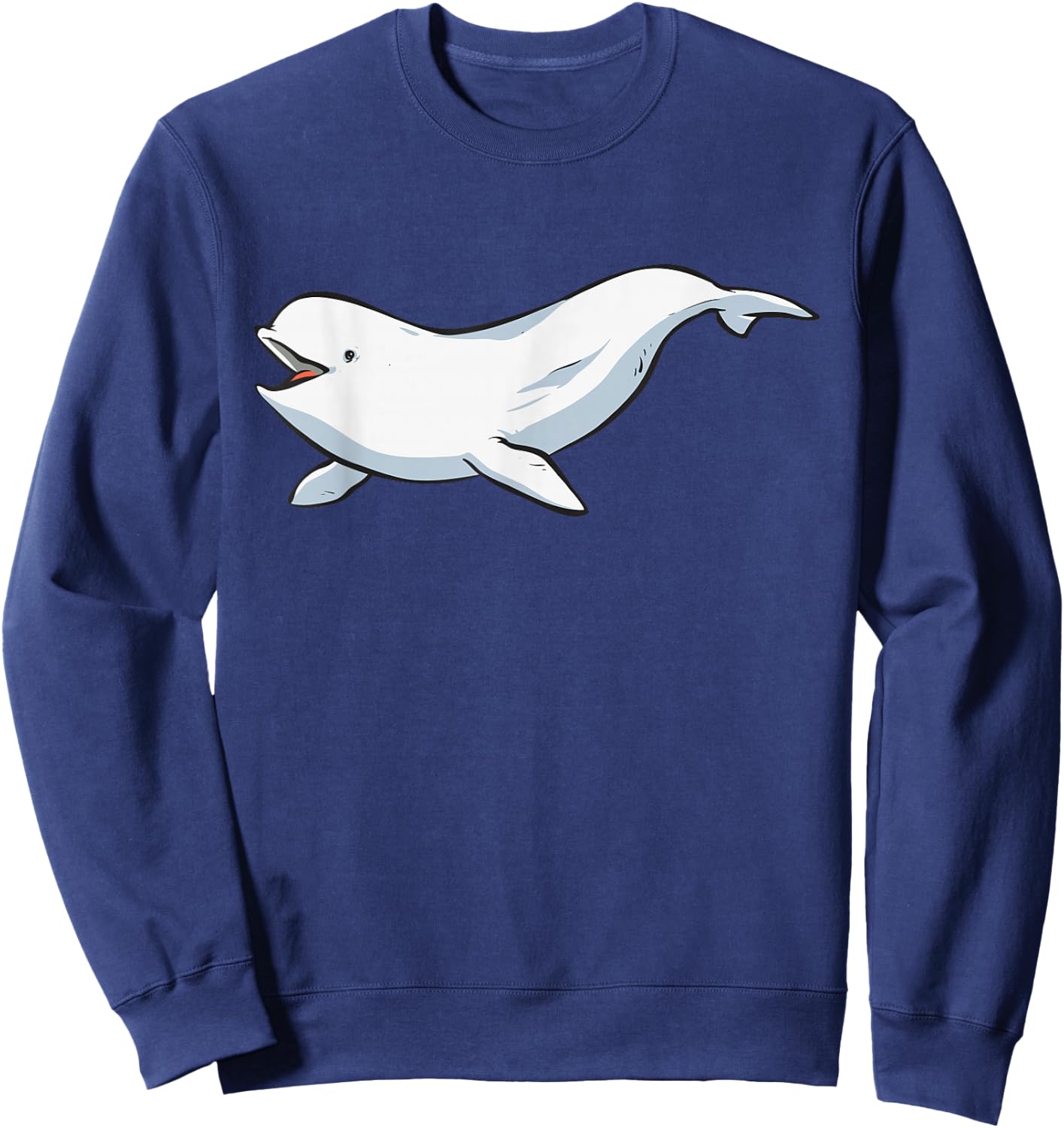 Beluga Whale Sweatshirt - Sweatshirt | Navy