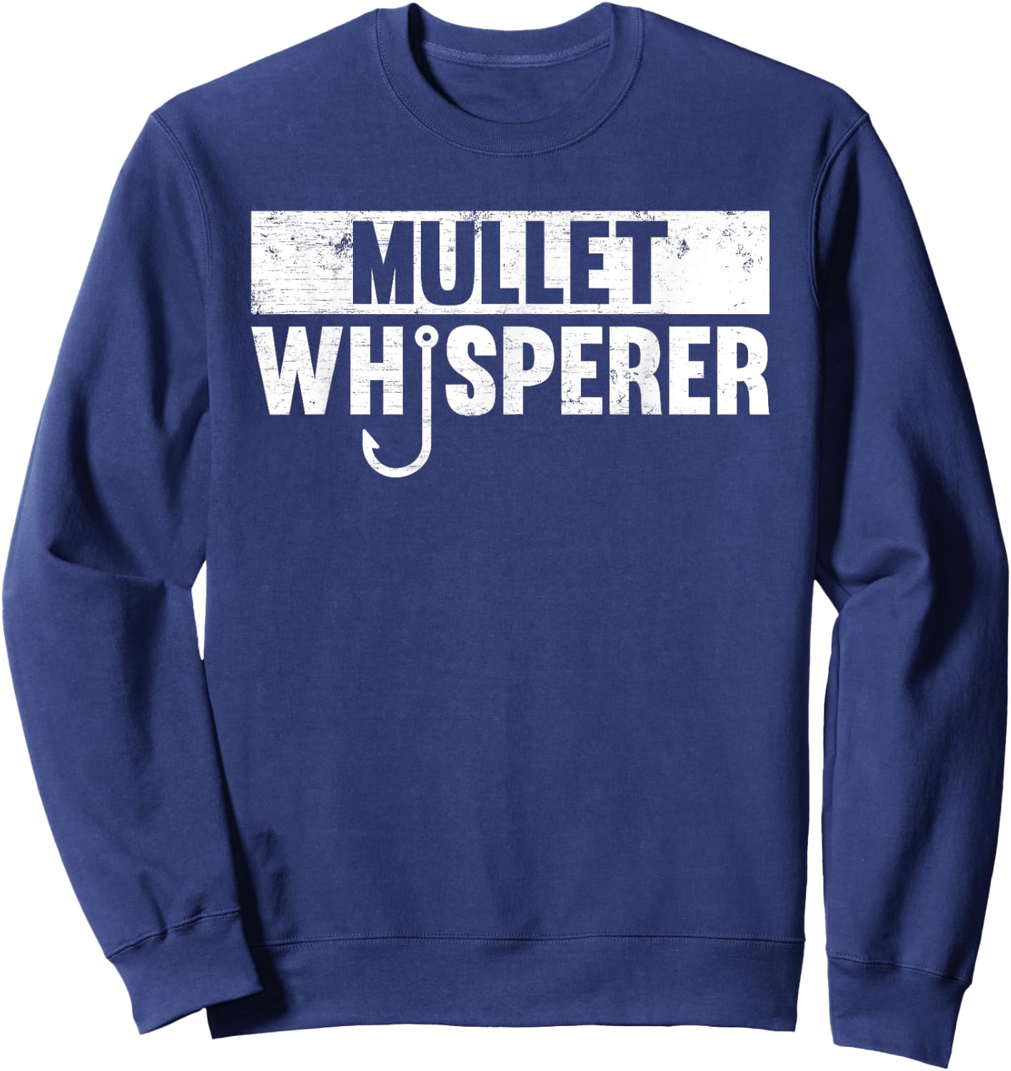 Mullet Whisperer Fishing Sweatshirt - Sweatshirt | Navy