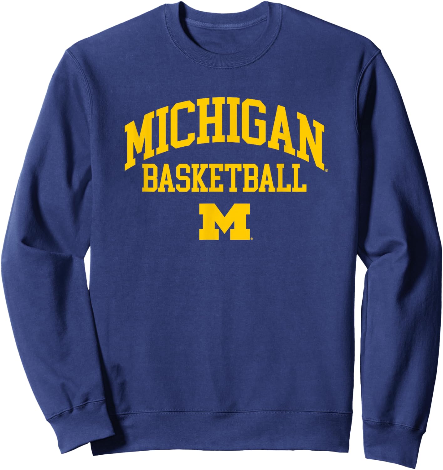 University of Michigan Wolverines Basketball Sweatshirt - Sweatshirt | Navy
