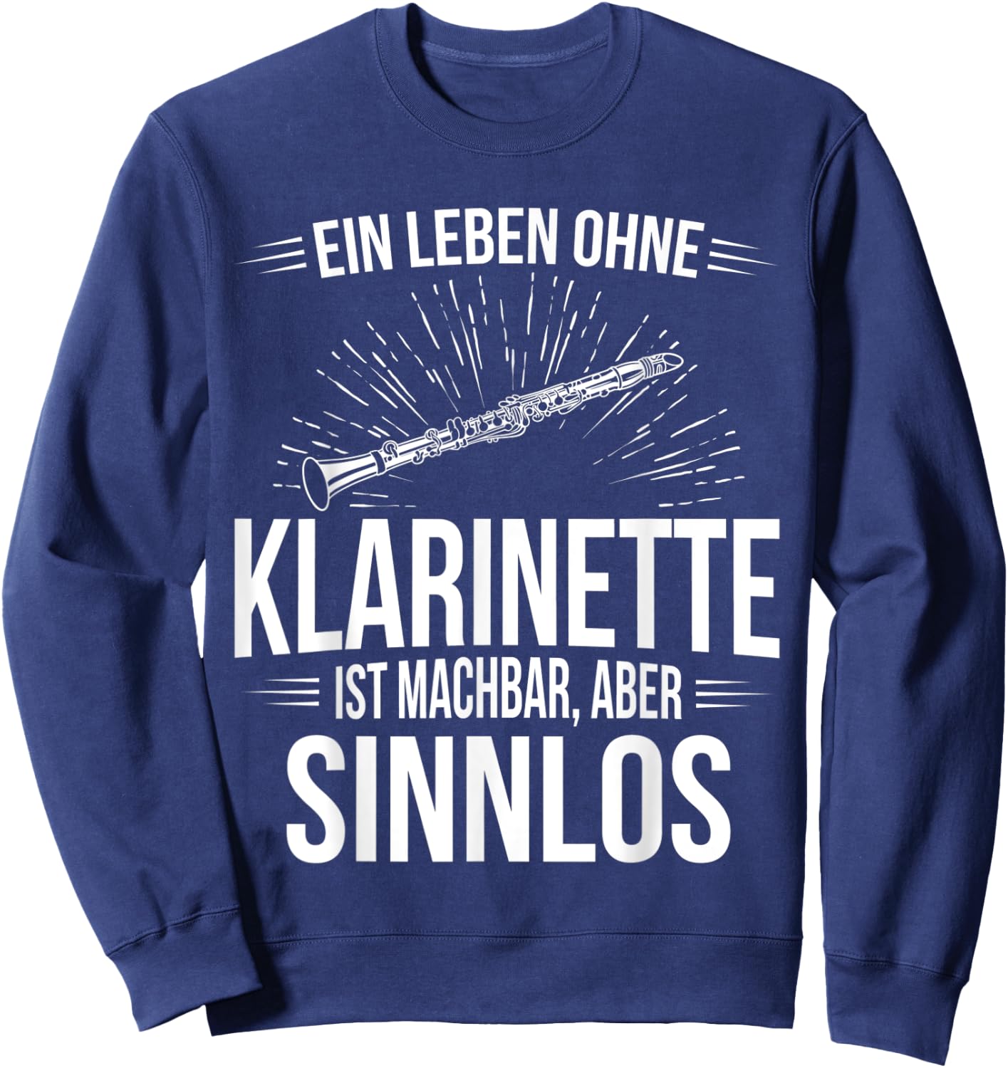 Klarinettist Klarinette Sweatshirt - Sweatshirt | Navy