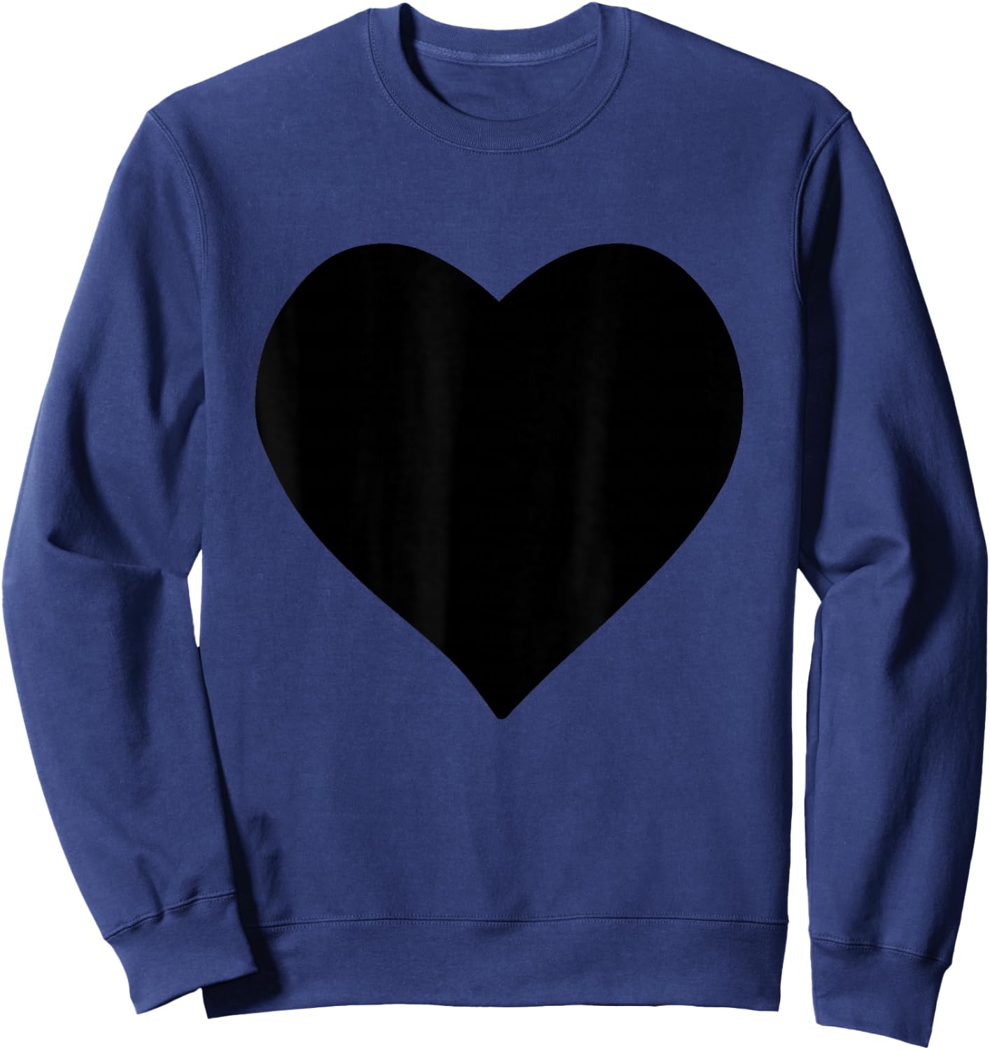 Big Black Heart Sweatshirt - Sweatshirt | Navy