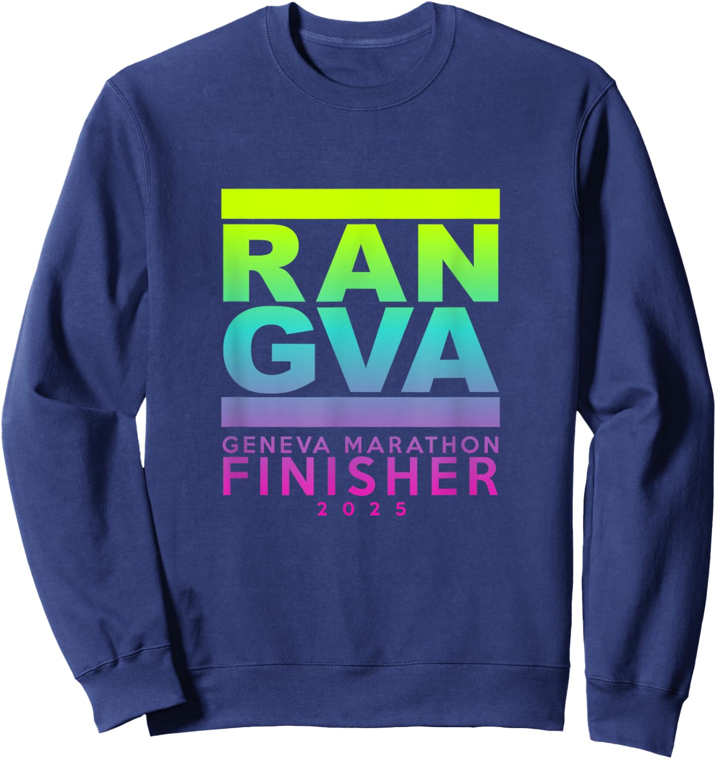 Marathon GENEVA 2025 Finisher Sweatshirt - Sweatshirt | Navy