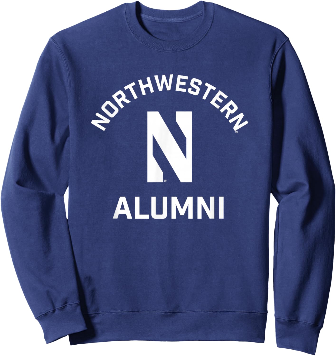 Northwestern University Wildcats Arched Alumni Sweatshirt - Sweatshirt | Navy