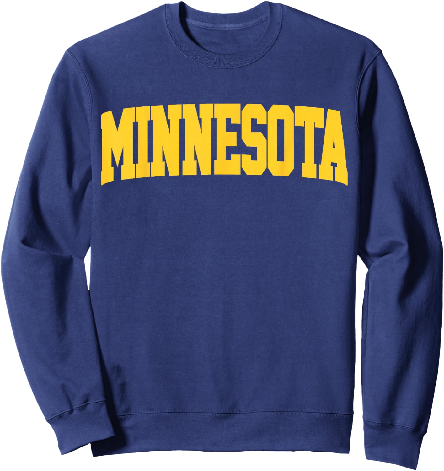 Retro Minnesota Vintage Minnesota Maroon Gold Throwback Sweatshirt - Sweatshirt | Navy