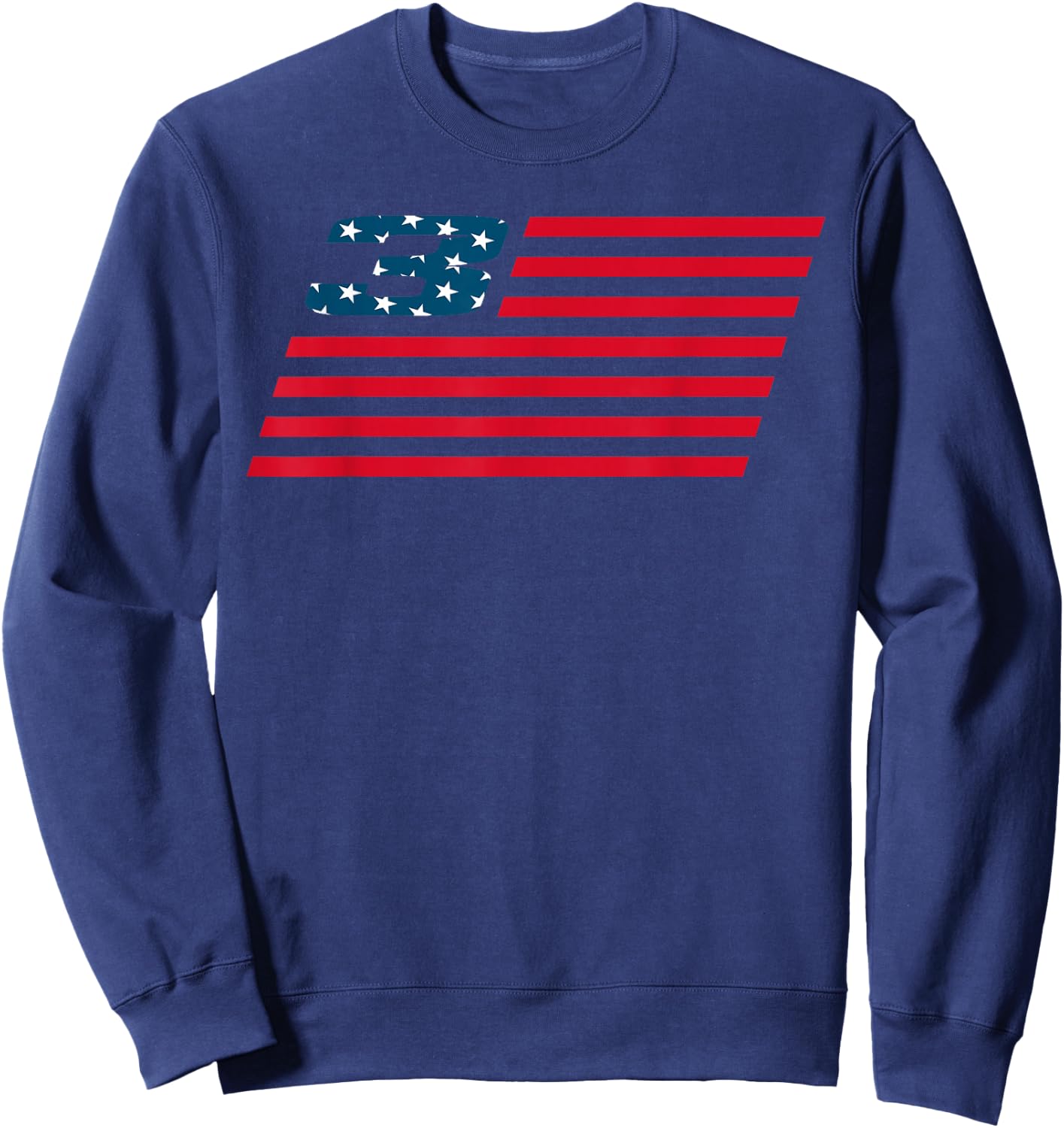 US American Flag ET3 Motocross Supercross Champion T Shirt Sweatshirt - Sweatshirt | Navy