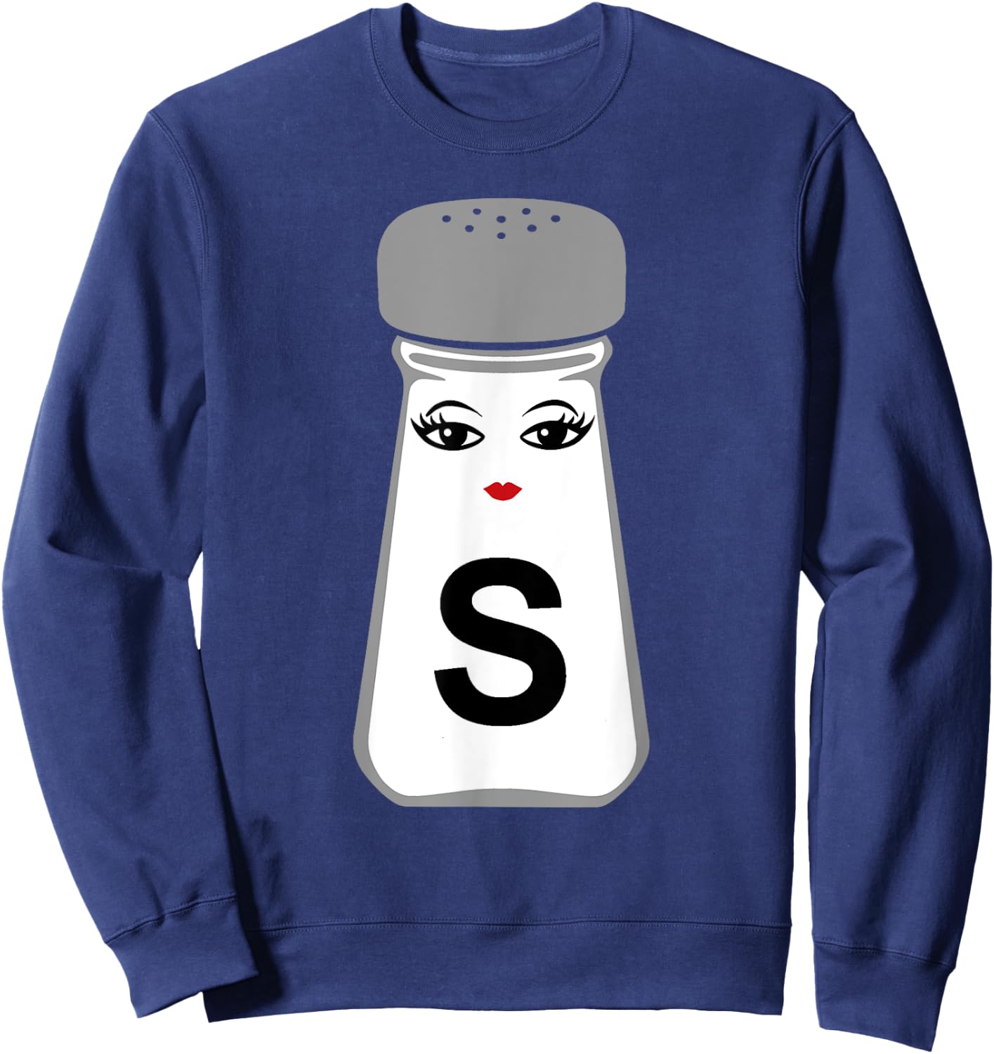 Salt and Pepper Halloween Costume , black Sweatshirt - Sweatshirt | Navy
