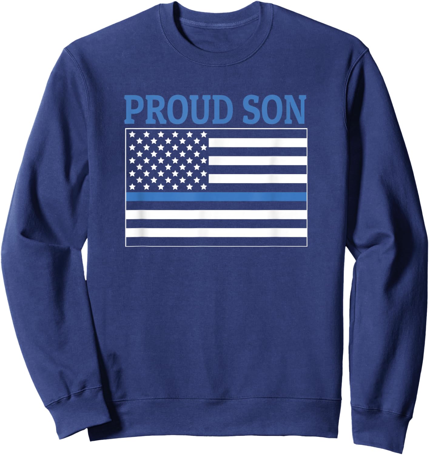 Police Officer Son - Proud Son Sweatshirt - Sweatshirt | Navy