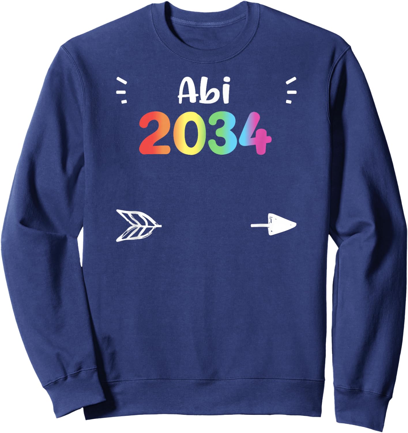 Abitur: Abi 2034 - Kindergarten Sprüche Sweatshirt - Sweatshirt | Navy
