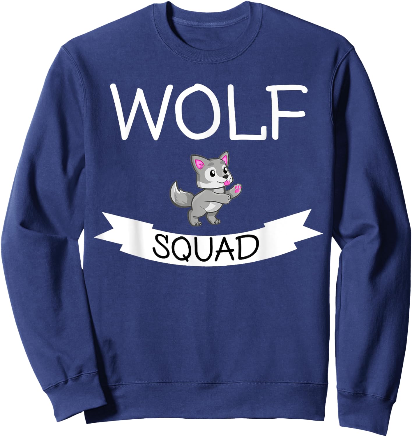 Funny - Wolf Squad Sweatshirt - Sweatshirt | Navy