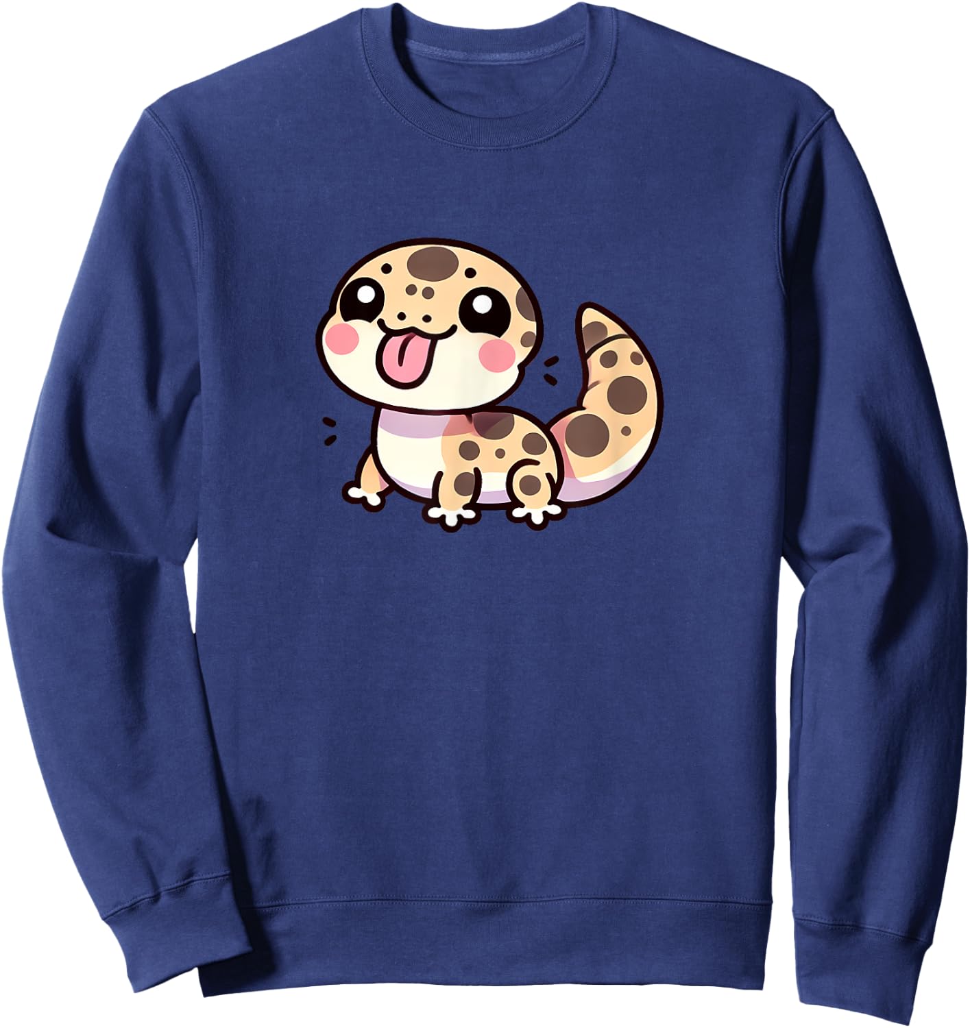 Kawaii Gekco Cute Animal Lover Sweatshirt - Sweatshirt | Navy