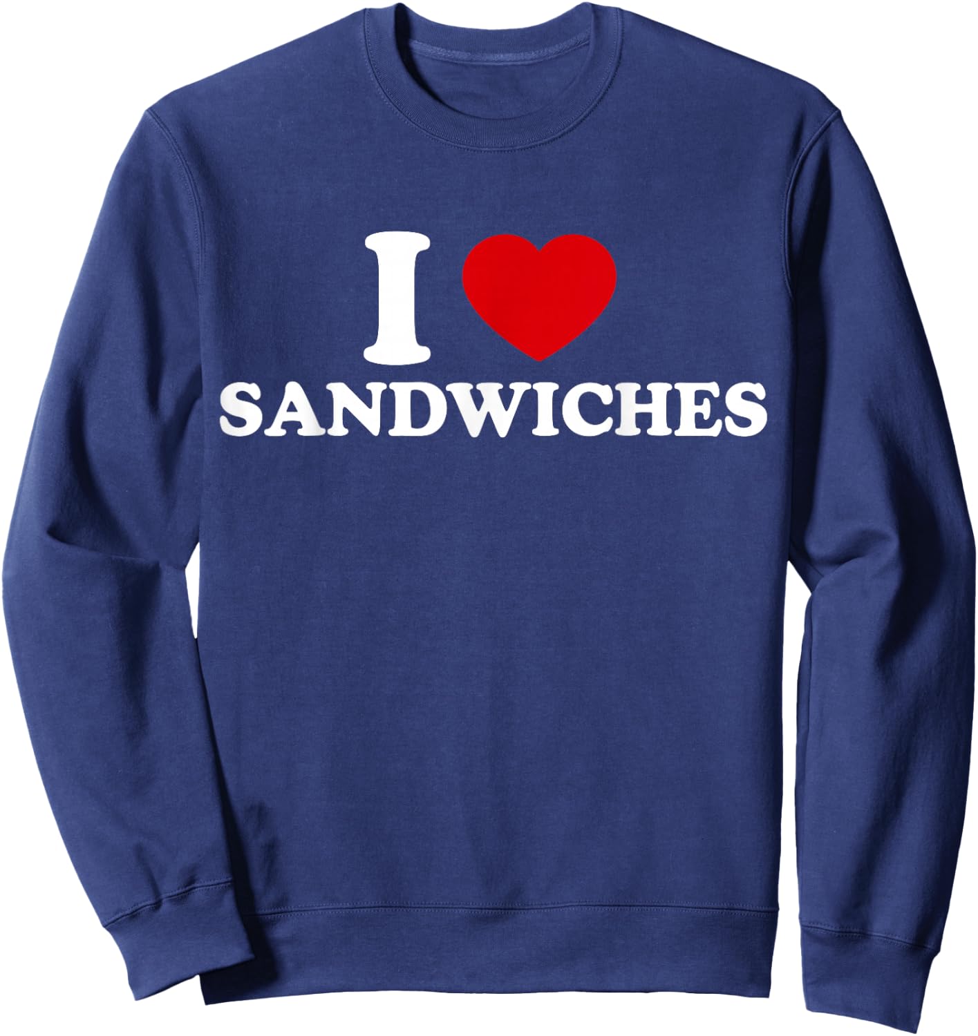 J'aime Les Sandwiches Sweatshirt - Sweatshirt | Navy