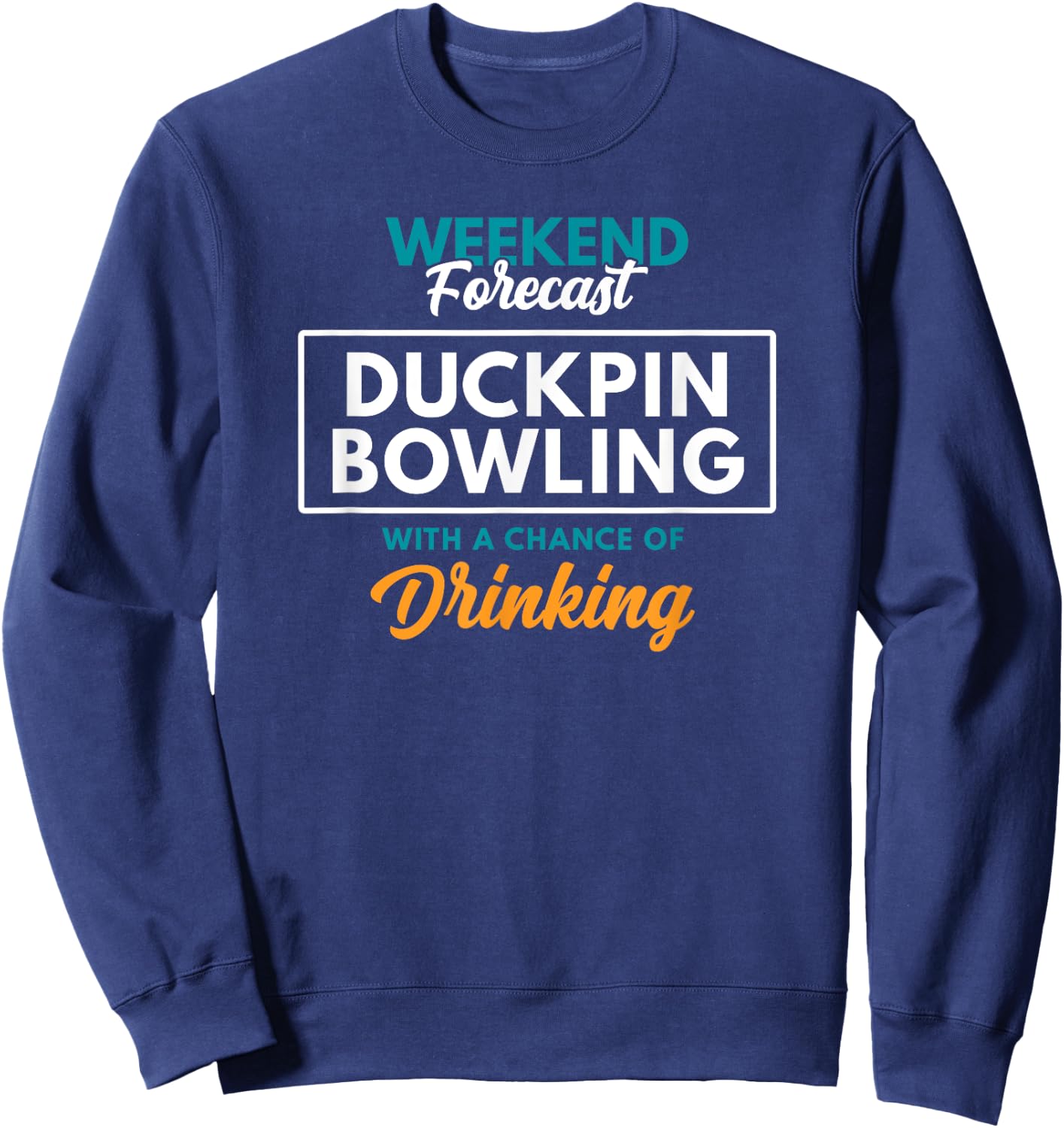 Weekend Forecast Duckpin Bowling Sweatshirt - Sweatshirt | Navy
