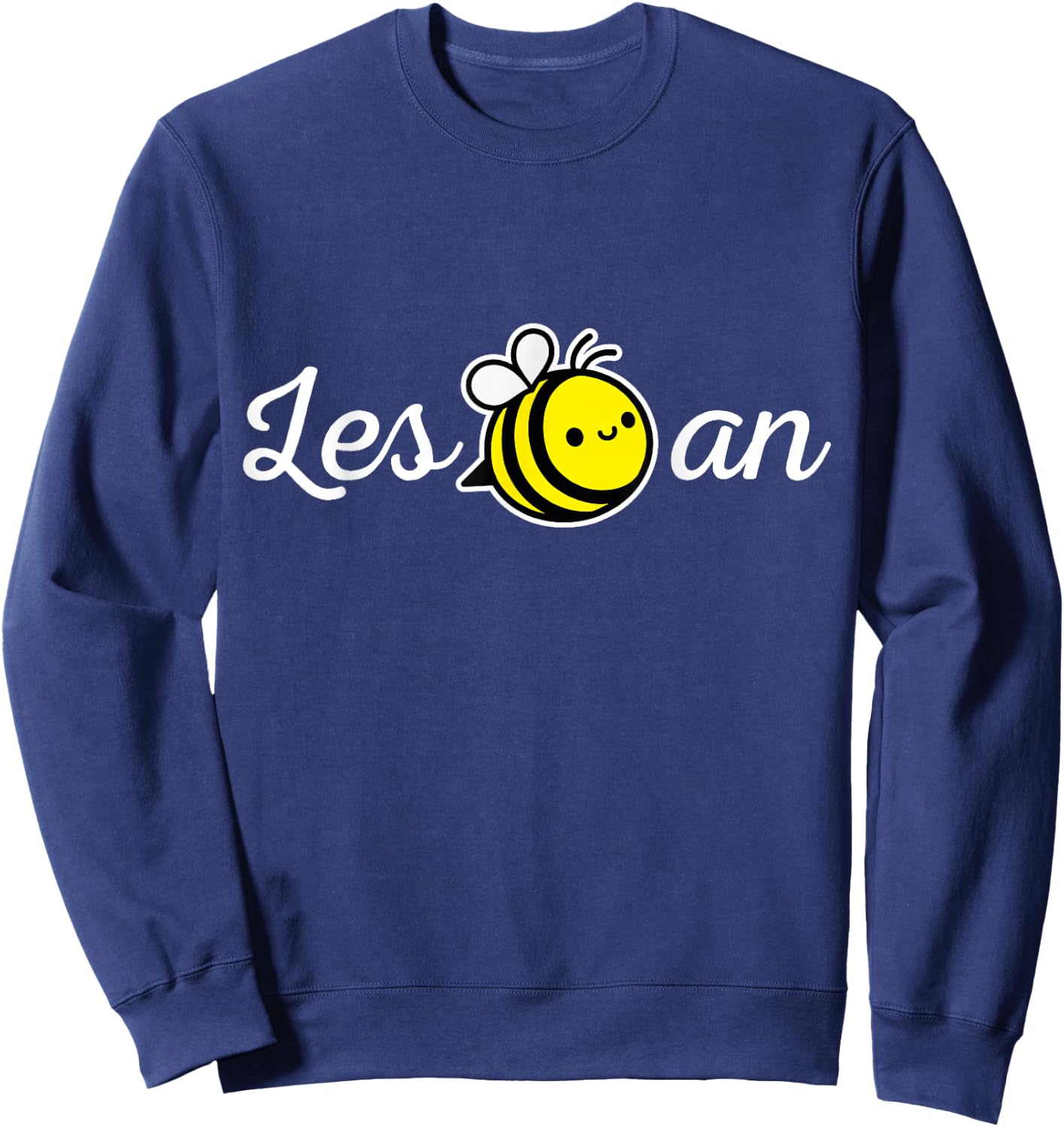 Les Bee an Funny Lesbian Outfit LGBTQ Gay Pride Sweatshirt - Sweatshirt | Navy