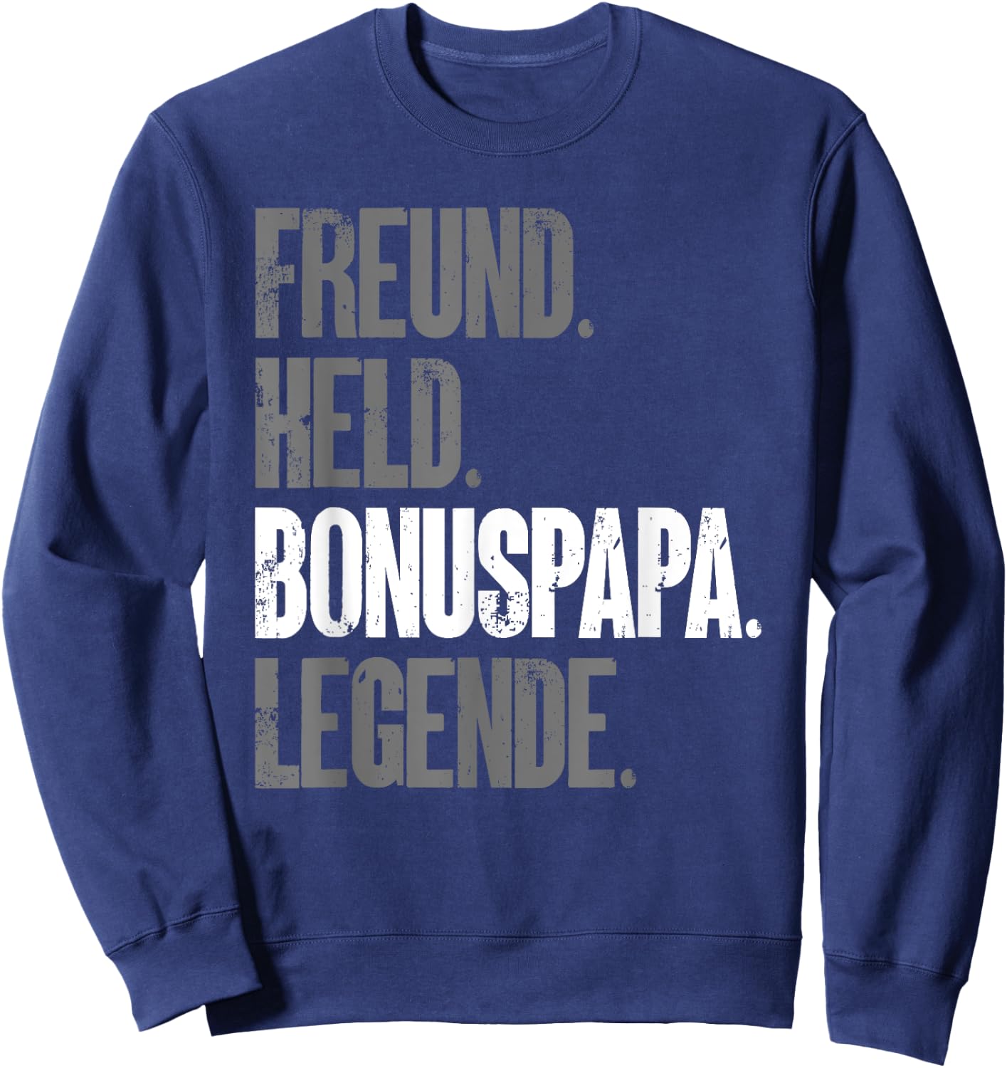 Bonuspapa Bester Stiefpapa Stiefvater Bonus Papa Sweatshirt - Sweatshirt | Navy
