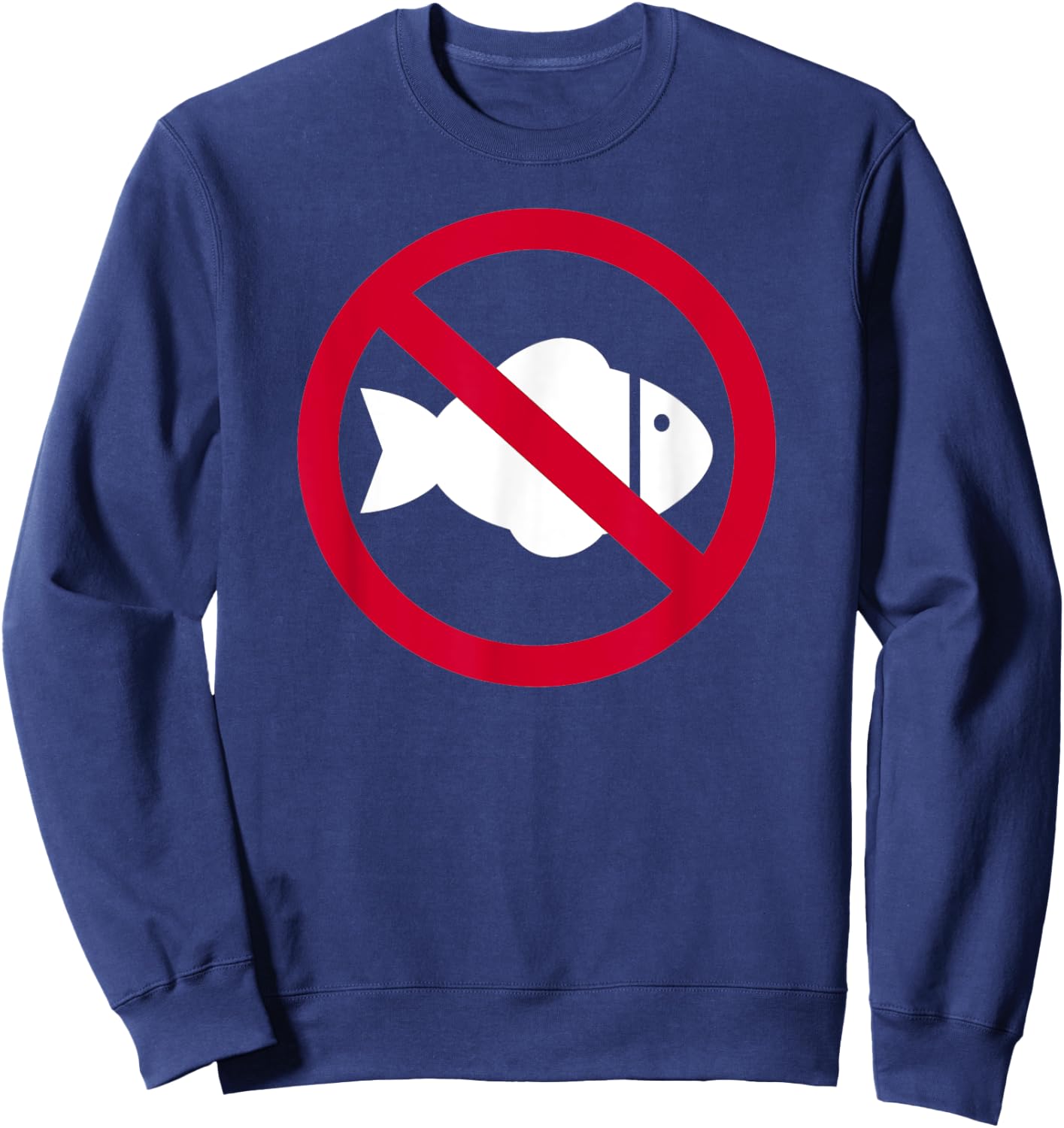 No fish Sweatshirt - Sweatshirt | Navy
