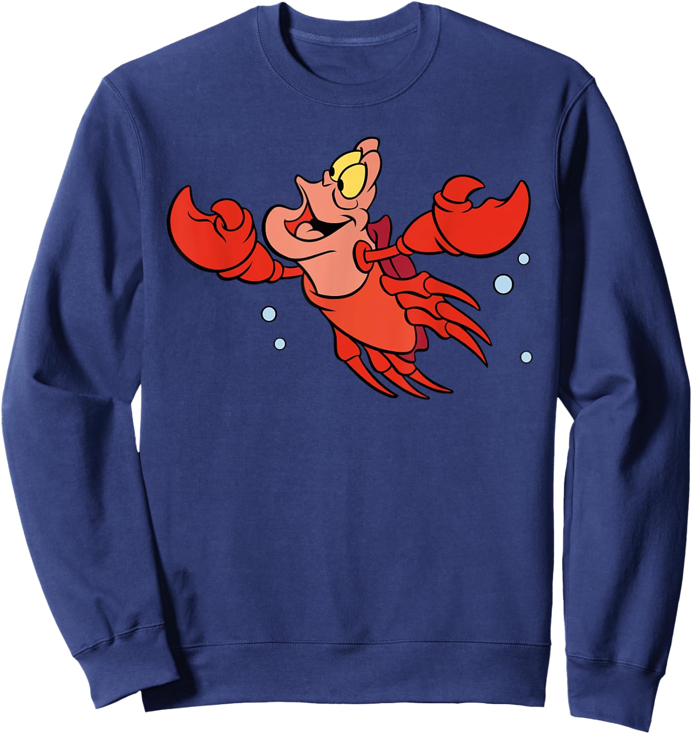 Little Mermaid Sebastian Lobster , black Sweatshirt - Sweatshirt | Navy