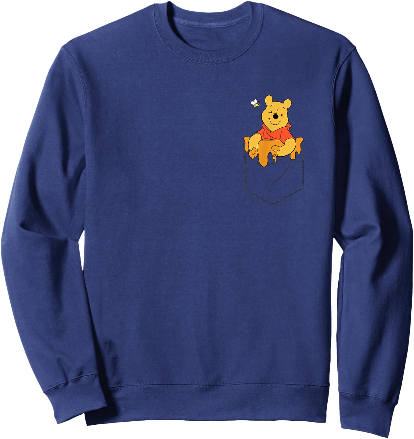 Disney Winnie the Pooh Hunny in My Pocket , black Sweatshirt - Sweatshirt | Navy