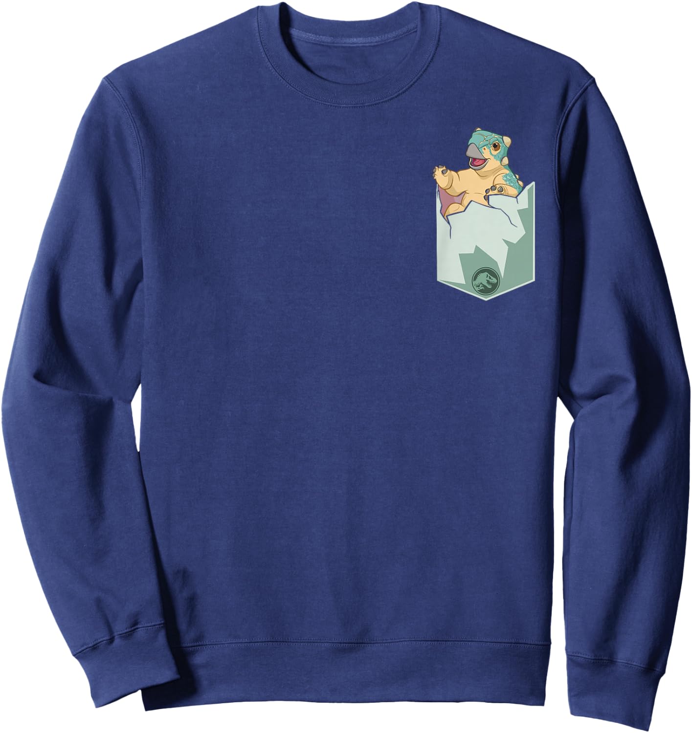 Jurassic World: Camp Cretaceous Bumpy Faux Pocket Sweatshirt - Sweatshirt | Navy