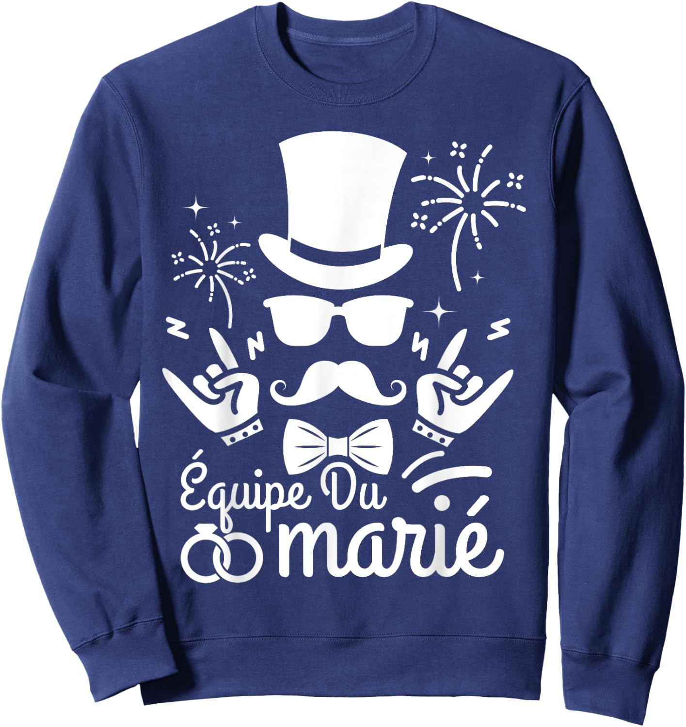 Men's EVG Groom Team EVG Team of the Groom Humour Sweatshirt - Sweatshirt | Navy