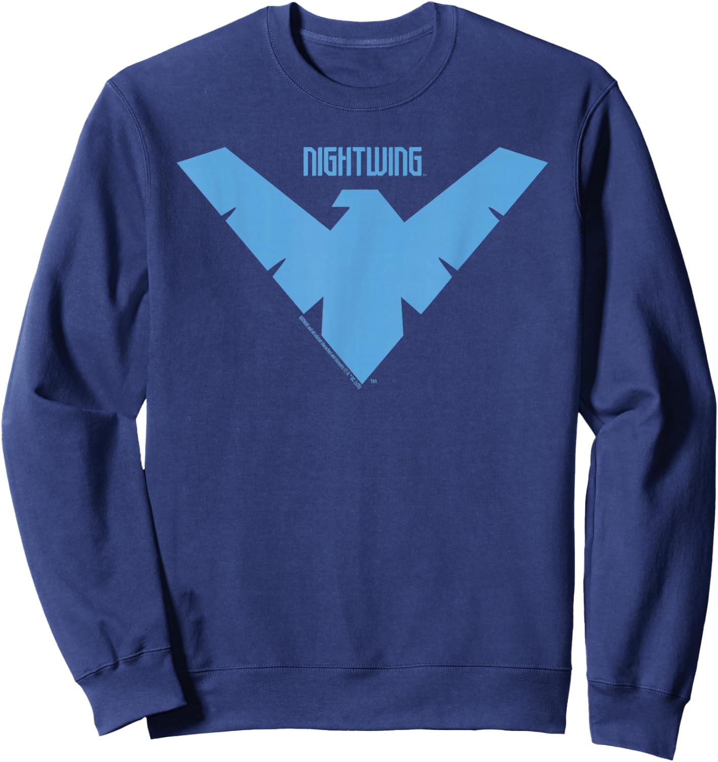 Batman Nightwing Logo , Black, S Sweatshirt - Sweatshirt | Navy