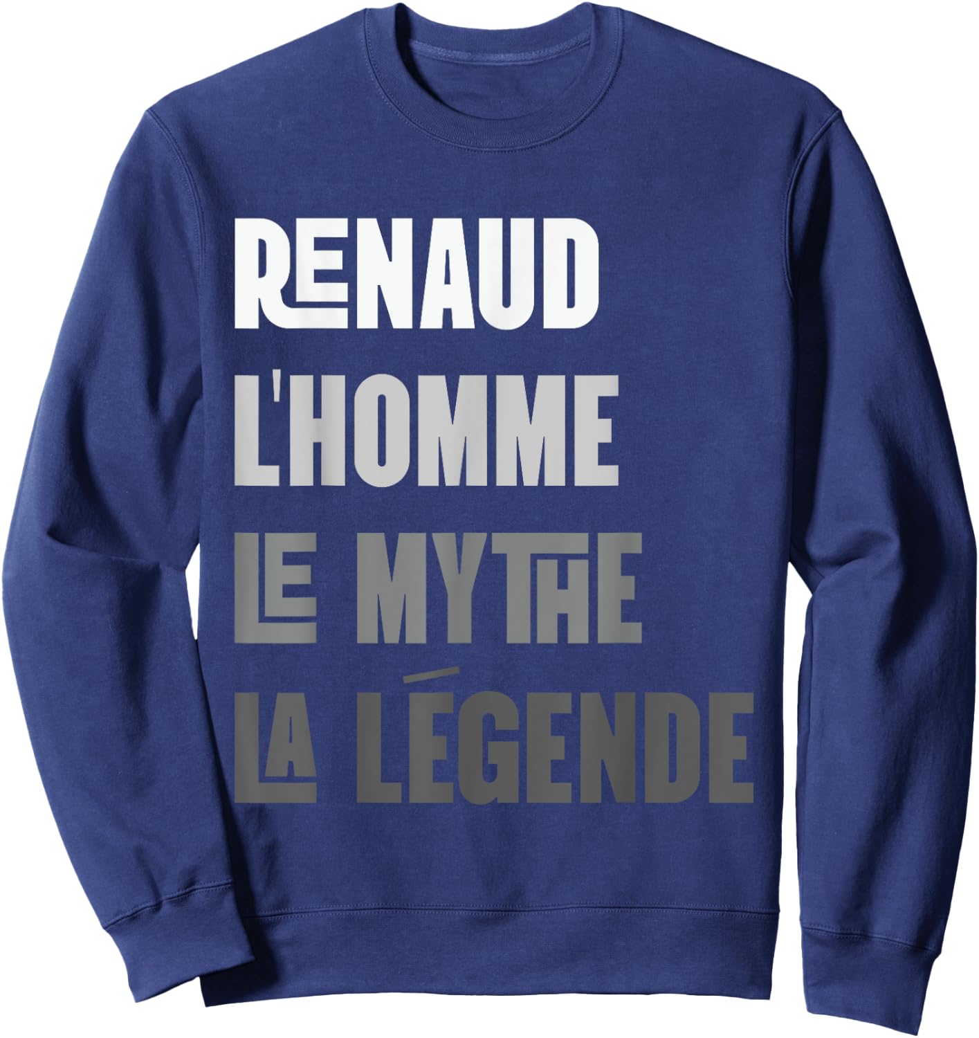 Renaud Men's Myth Legend Gift Renaud Sweatshirt - Sweatshirt | Navy
