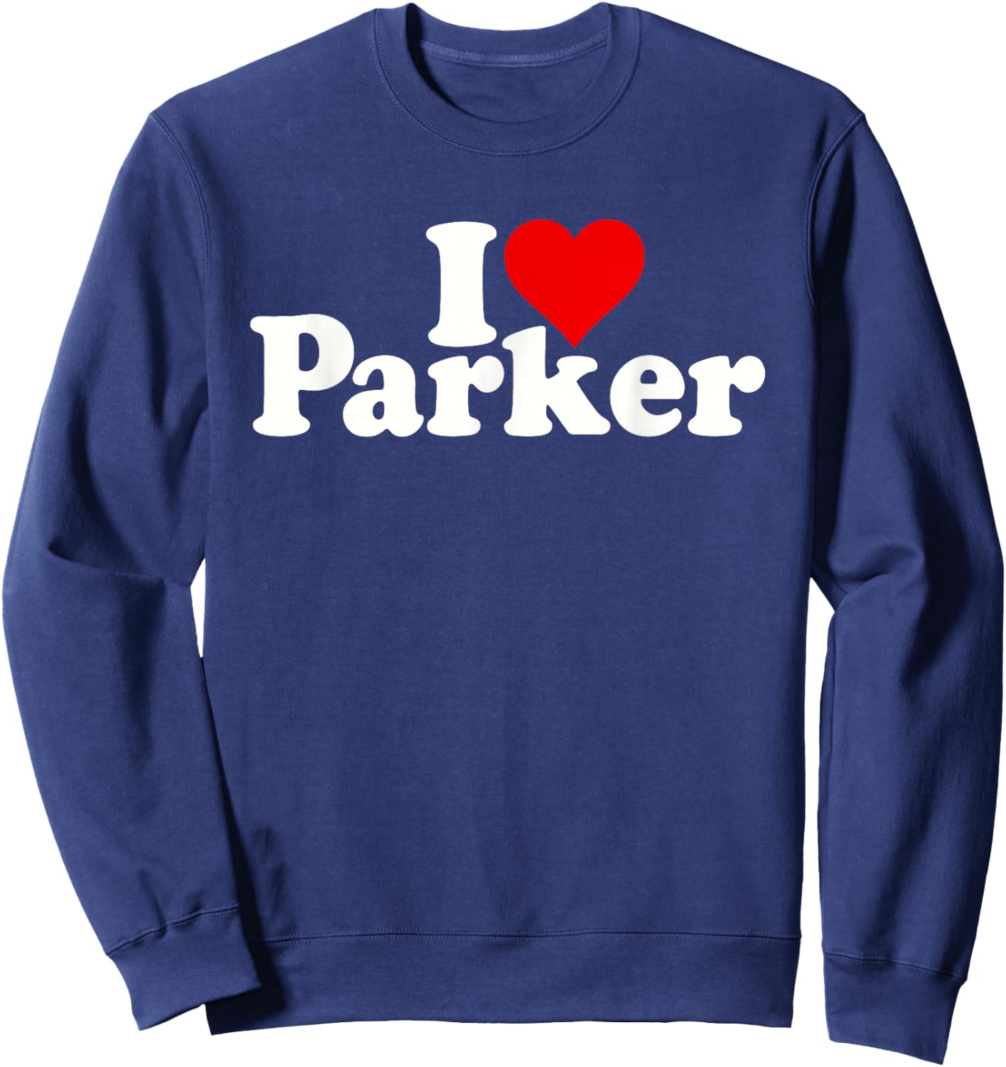 I Love Heart Parker Sweatshirt - Sweatshirt | Navy