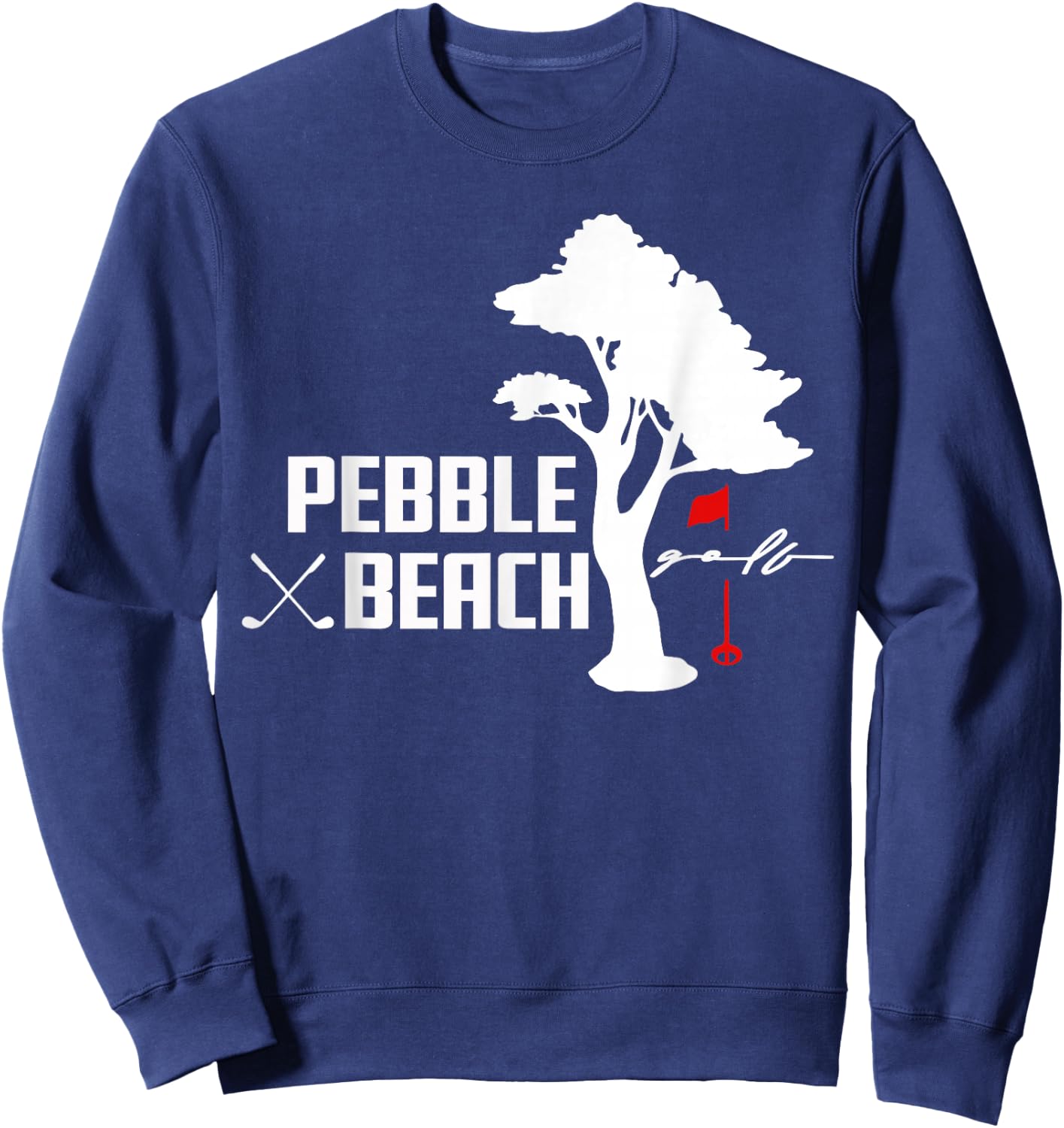 Pebble Beach Golf | Cypress Tree Sweatshirt - Sweatshirt | Navy