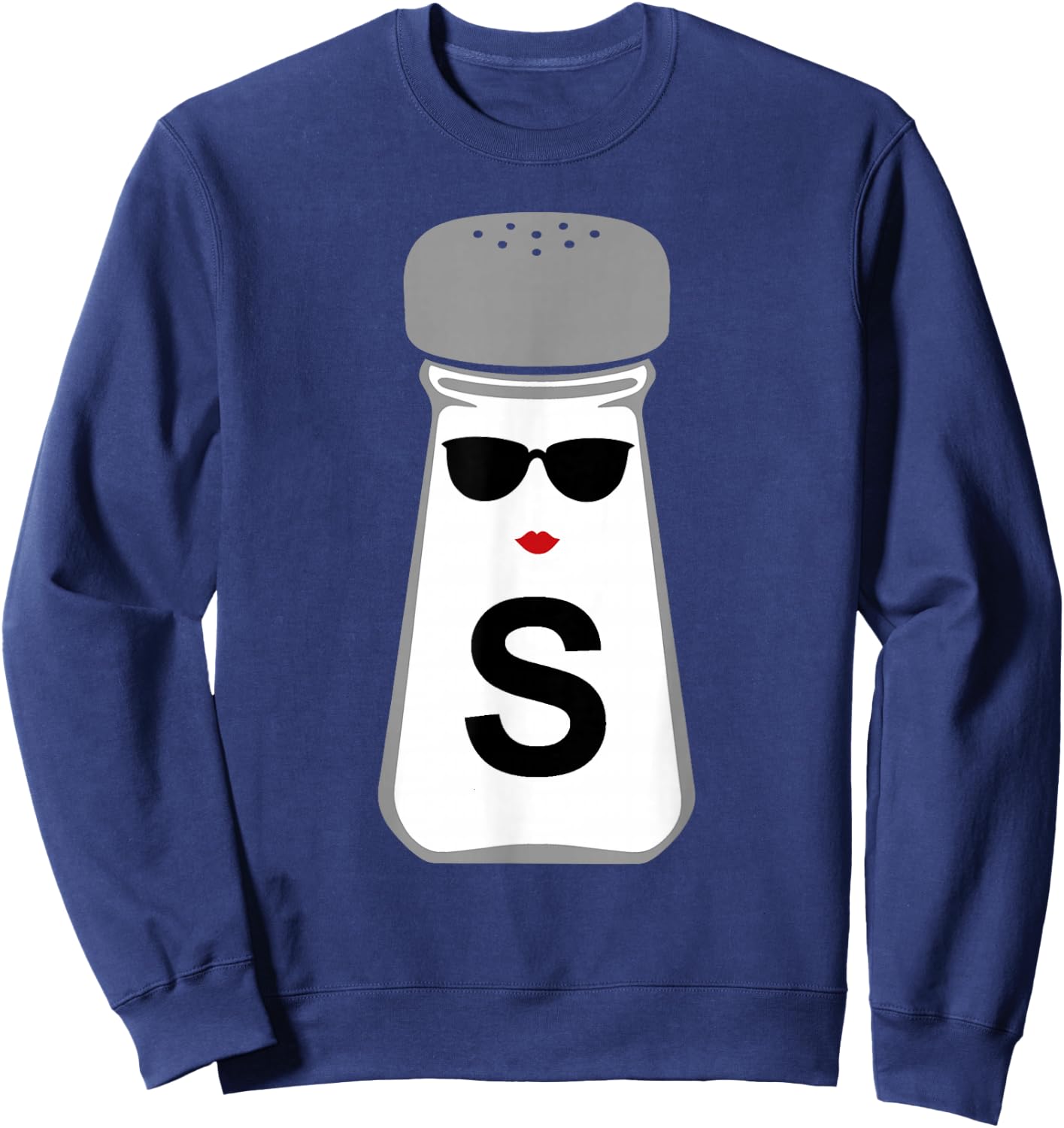 Salt and Pepper Halloween Costume , black Sweatshirt - Sweatshirt | Navy