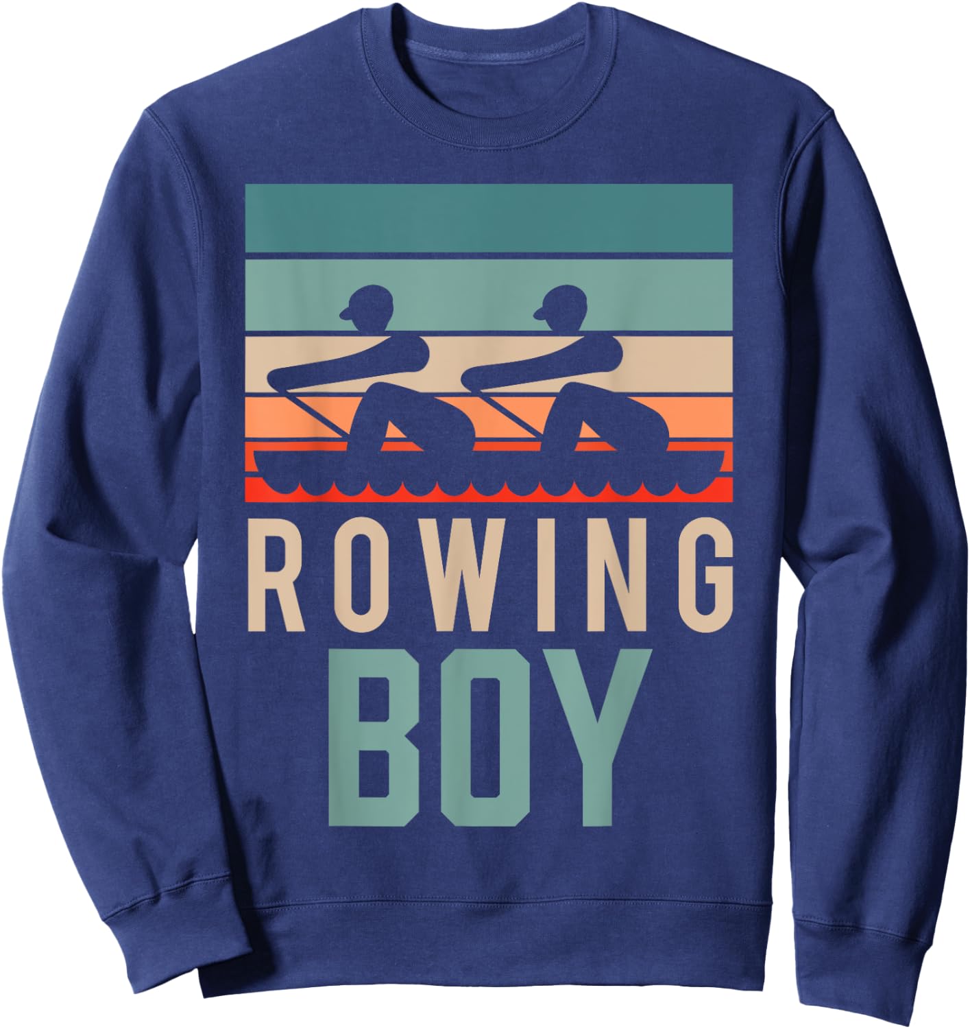 Rowing Boy Hobby Rower Rowers Row Sweatshirt - Sweatshirt | Navy