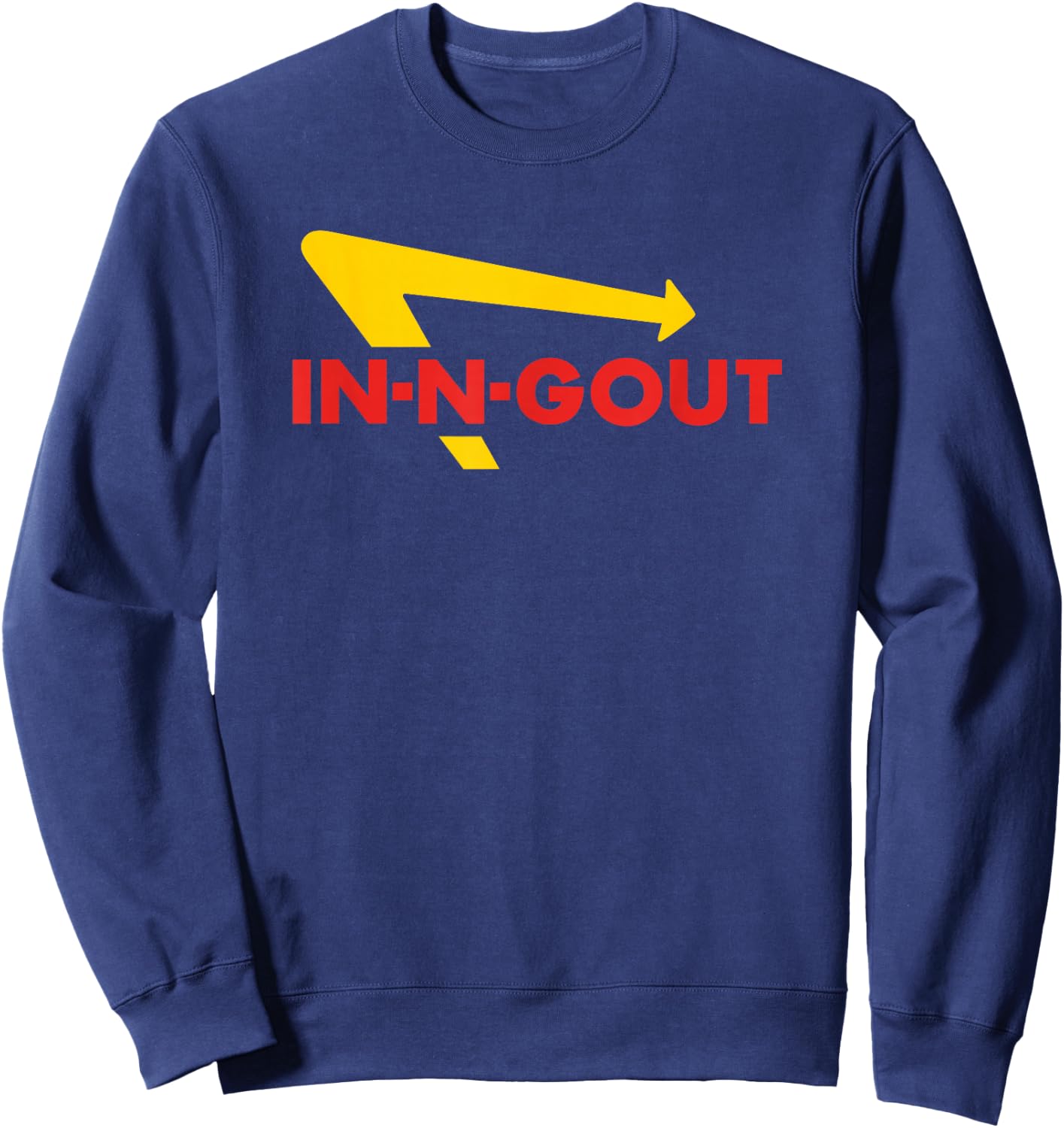 In N Gout Sweatshirt - Sweatshirt | Navy