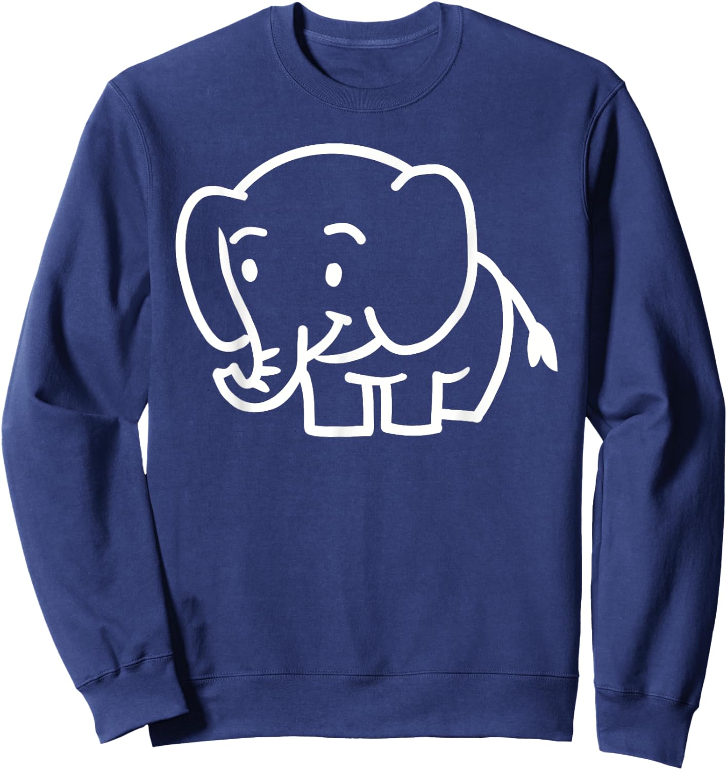 Cute elephant Sweatshirt - Sweatshirt | Navy