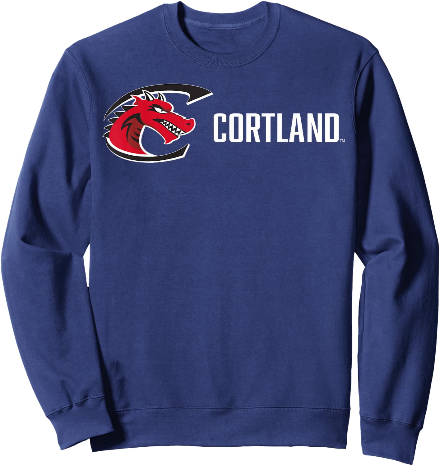 SUNY Cortland Red Dragons Sweatshirt - Sweatshirt | Navy