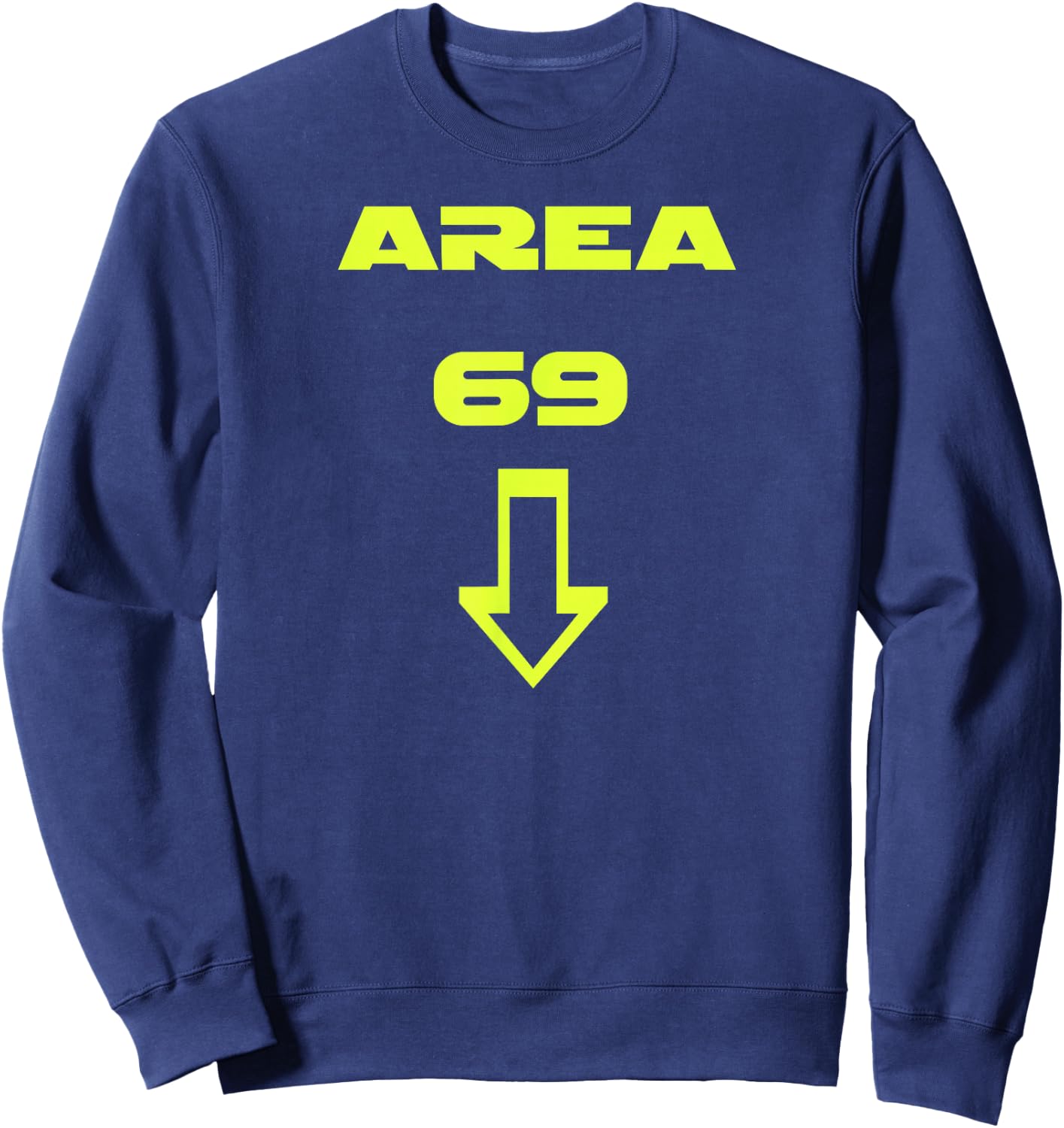 20th Century Fox Television Solar Opposites Terry Area 69 - -Adults, -Kids - Black - Short Sleeve - - Classic Fit - Cotton Blend - Licensed Design - Size: Small Sweatshirt - Sweatshirt | Navy