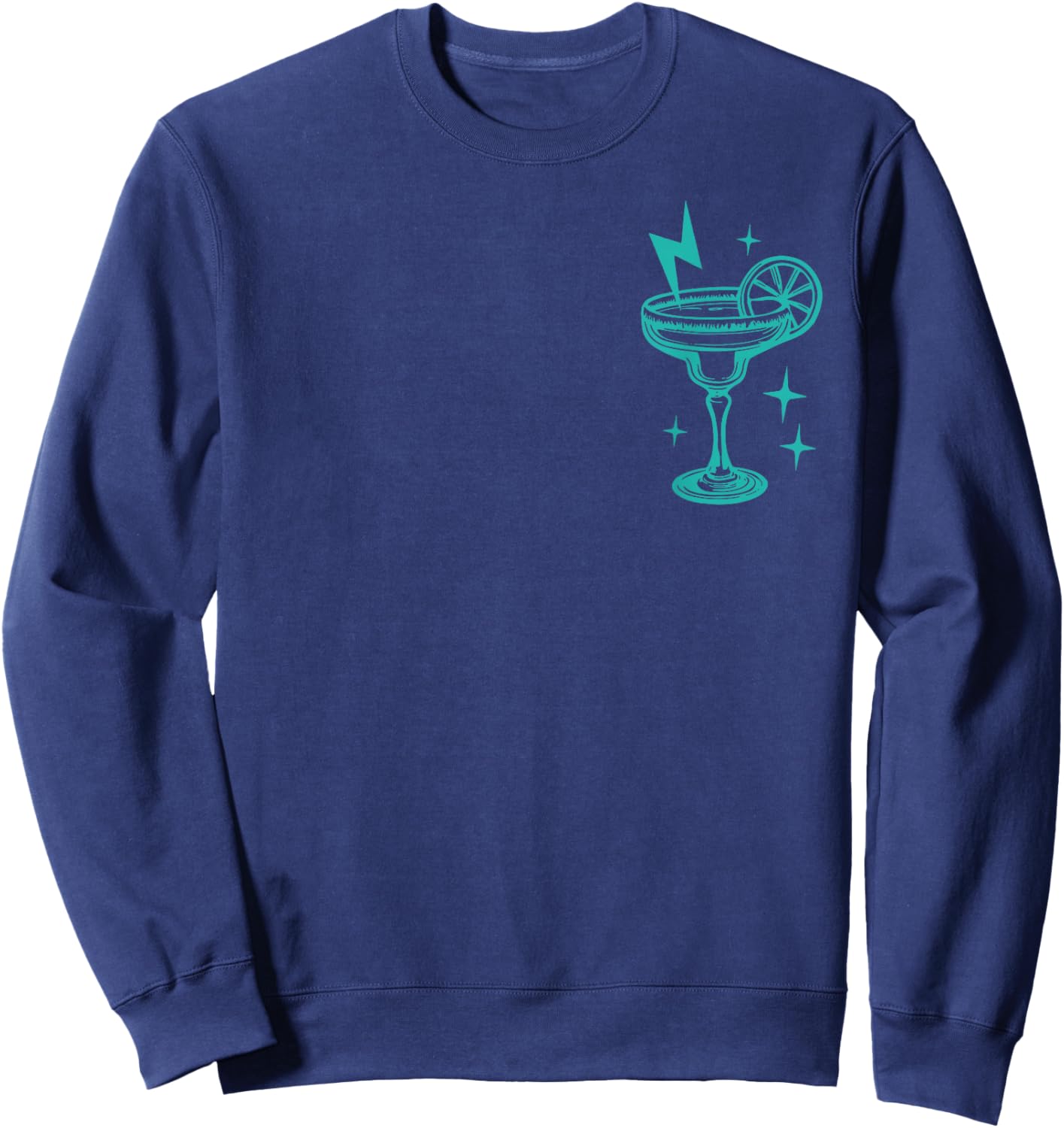 Tanned and Tipsy Summer (2sides Front+Back) Sweatshirt - Sweatshirt | Navy
