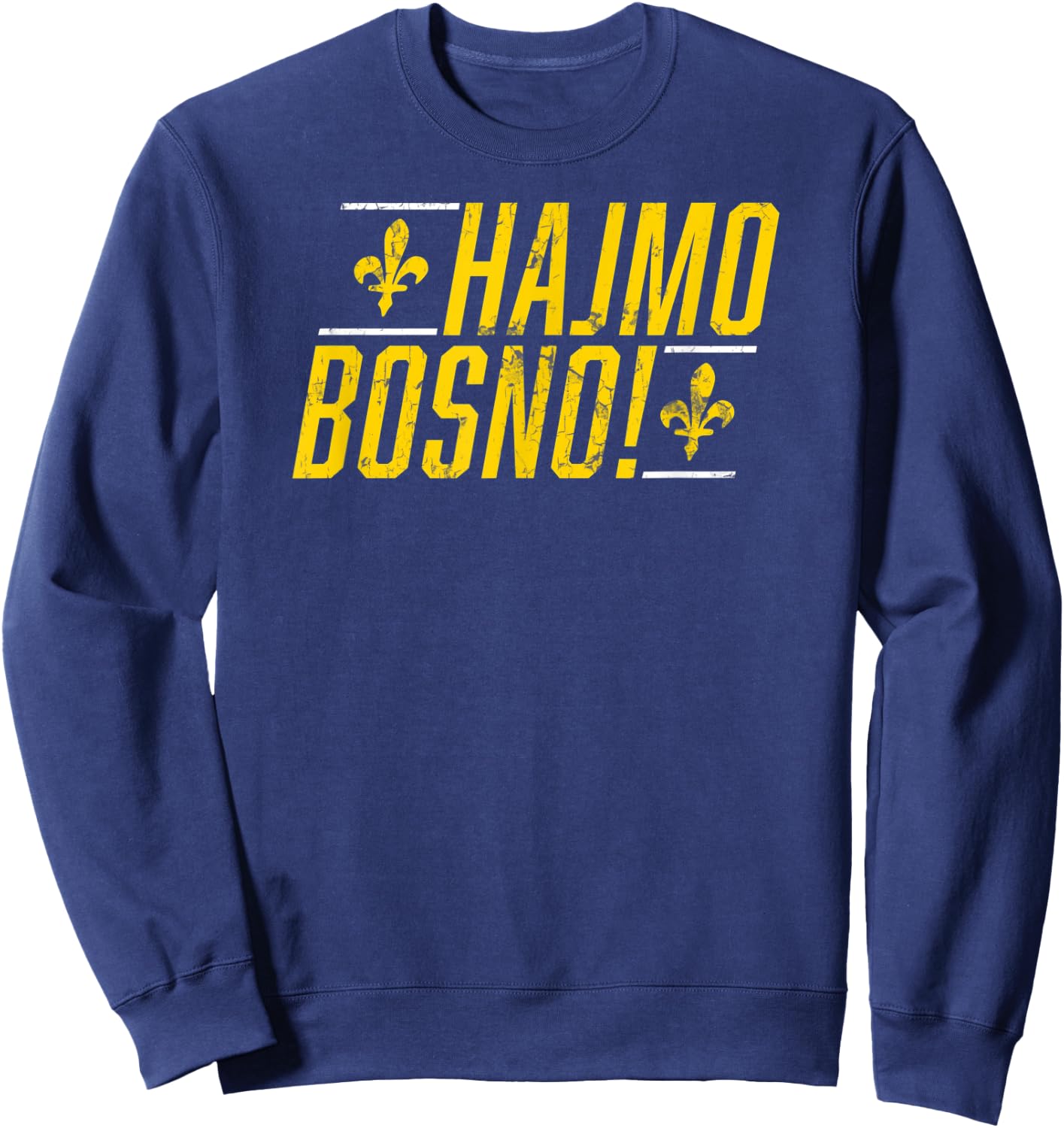 Soccer Teez: Bosnien / BIH Soccer Sweatshirt - Sweatshirt | Navy