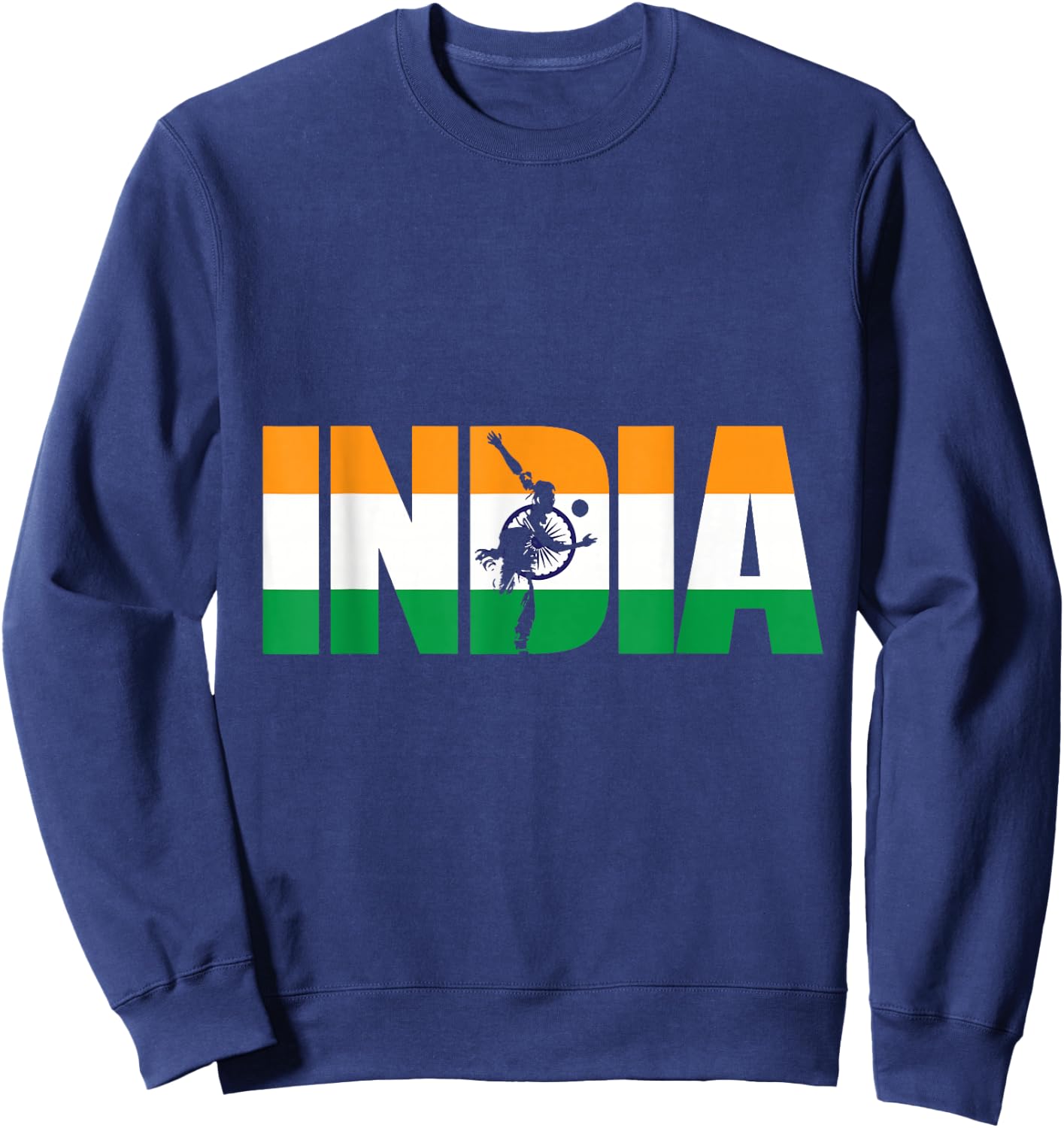India Cricket Supporters Shirt Jersey | Indian Cricket Fans Sweatshirt - Sweatshirt | Navy