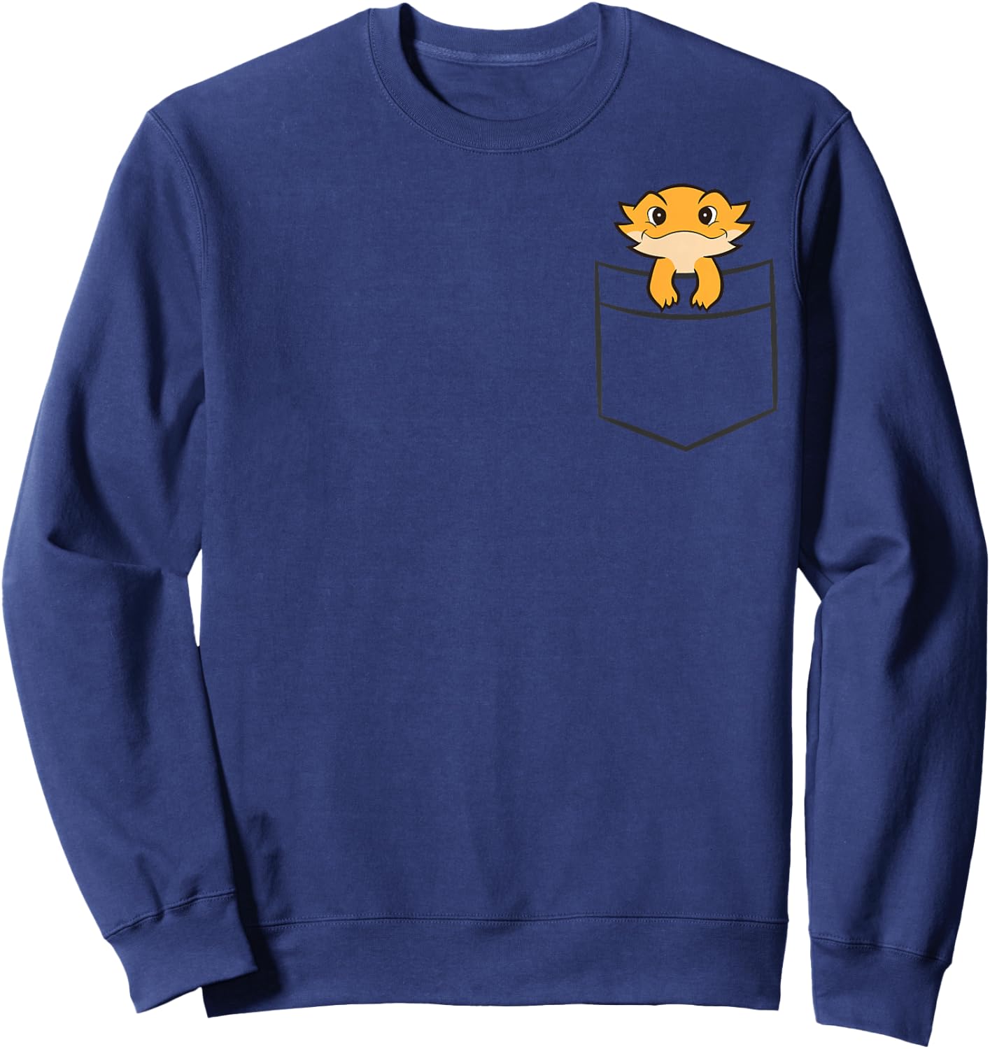 Bearded Dragon In The Pocket Cute Bearded Dragon Sweatshirt - Sweatshirt | Navy