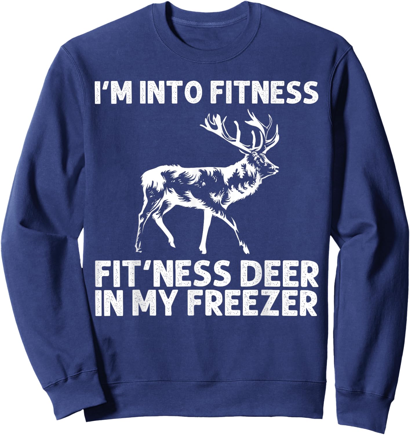 Deer Hunting Art Women Wildlife Hunter Deer Hunting Sweatshirt - Sweatshirt | Navy