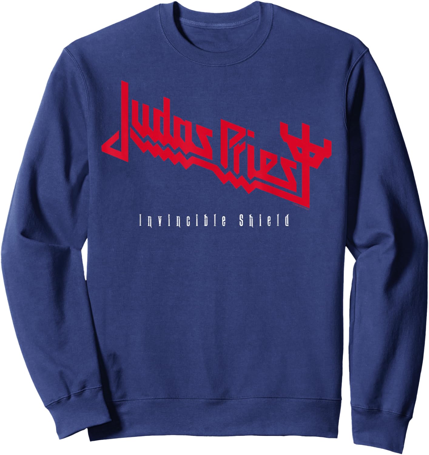 Judas Priest Invincible Shield Red , black Sweatshirt - Sweatshirt | Navy
